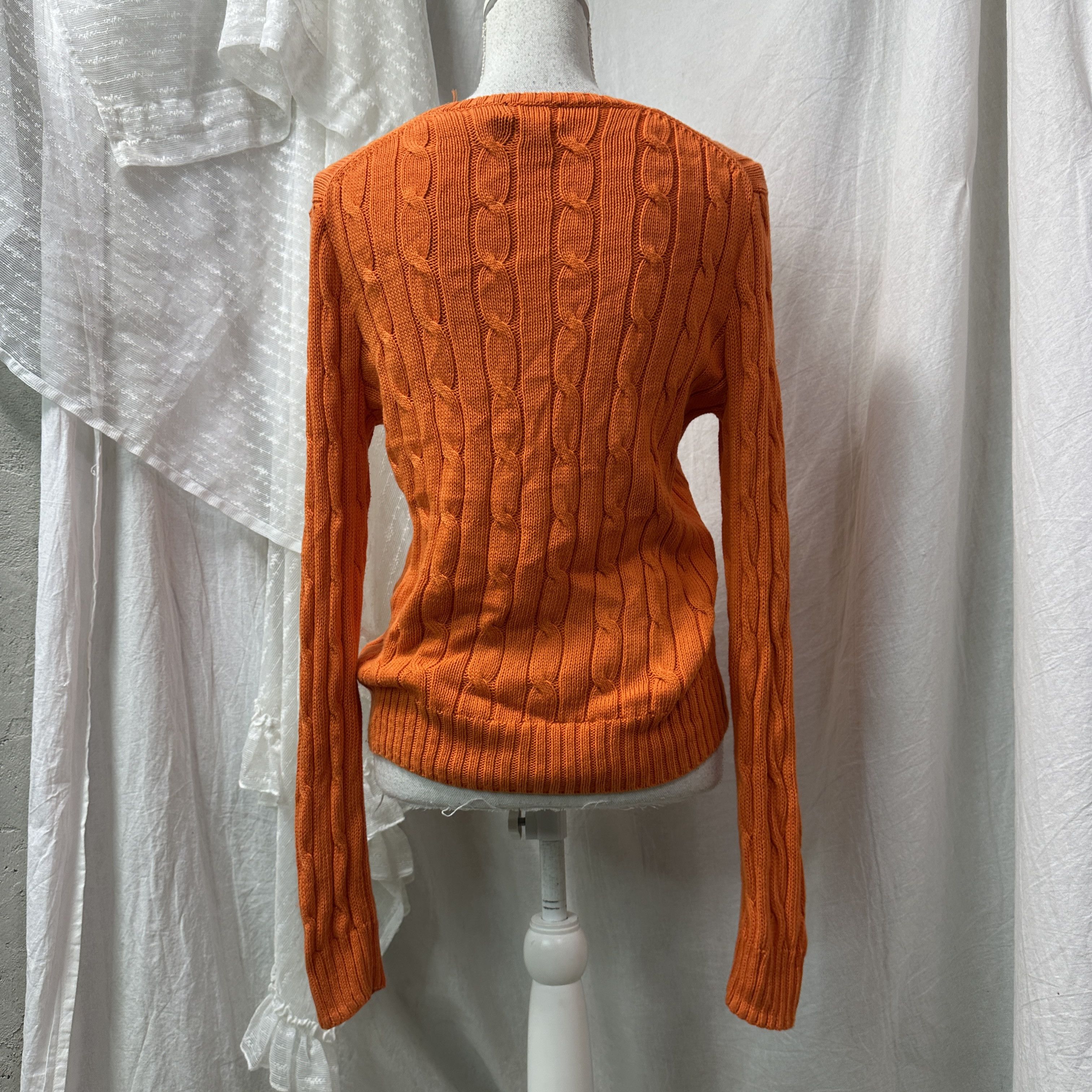 Polo Ralph Lauren Vintage Cable Knitted Polo Ralph Lauren Sweater 00s Size M / US 6-8 / IT 42-44 - 8 Thumbnail