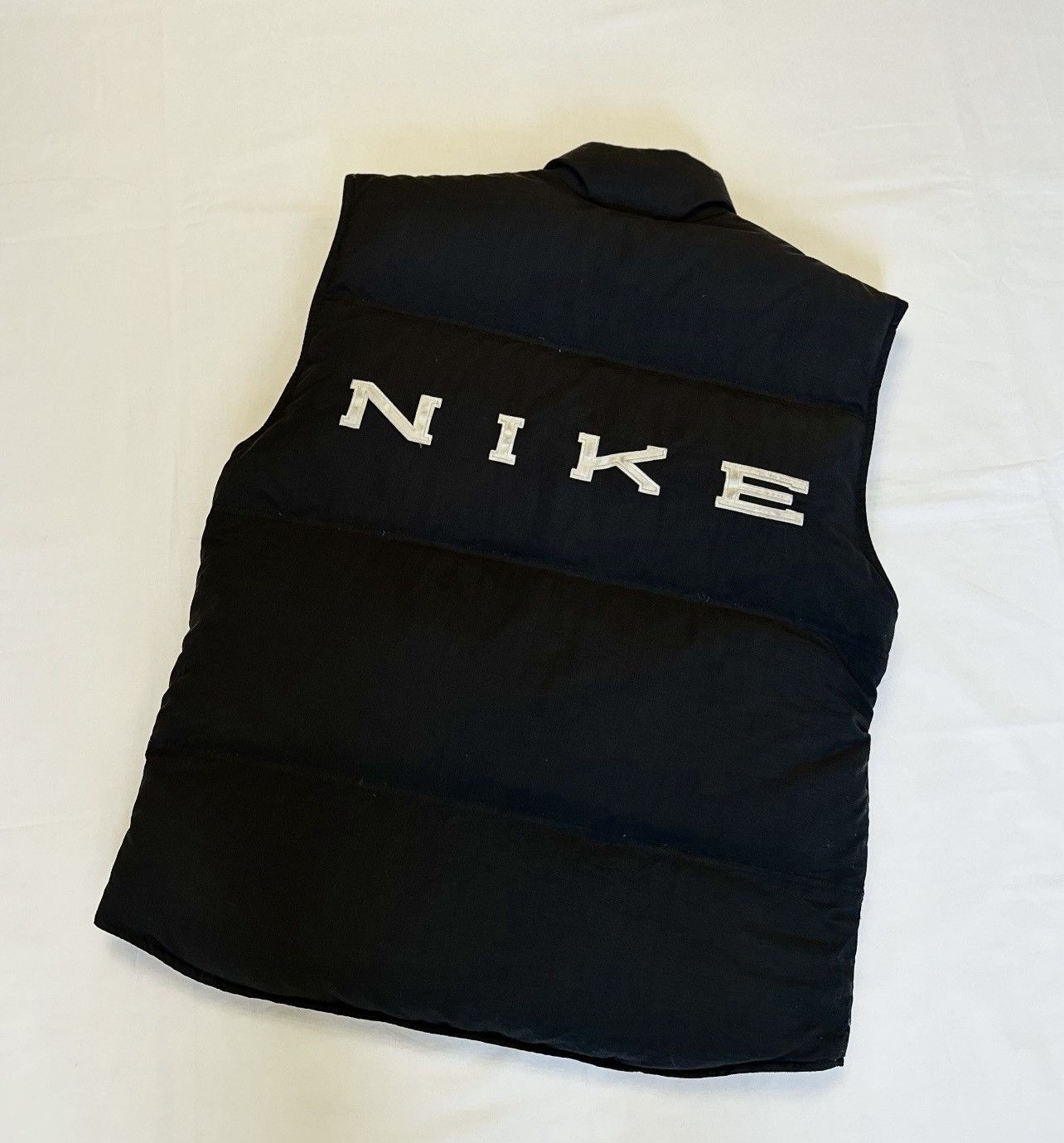 Rare Vintage Nike Down Puffer Vest Big Logo
