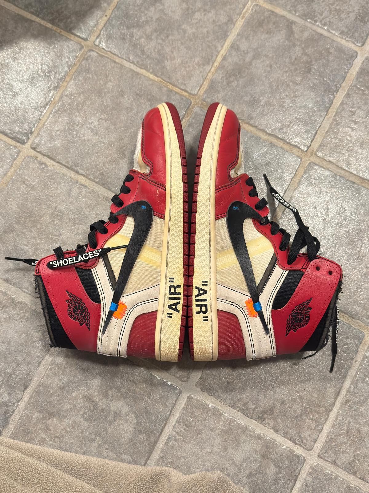 Jordan Brand × Off-White Off-White x Air Jordan 1 Retro High OG ‘Chicago’ Size US 8.5 / EU 41-42 - 17 Thumbnail