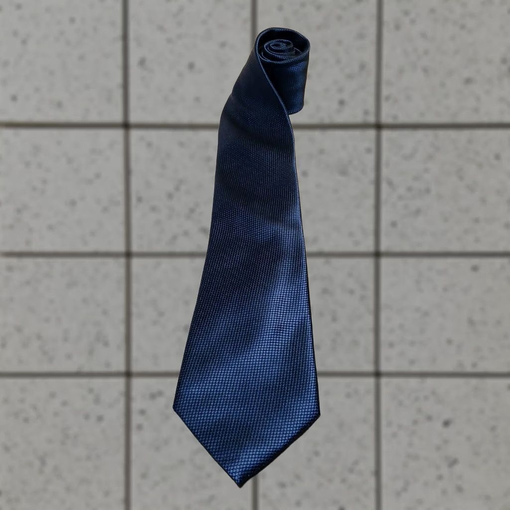 Arrow Arrow Tie For Men Solid Blue 100% Polyester 58" x 3.25" Tie Mens Blue Pattern Vintage? No. Size ONE SIZE - 1 Thumbnail