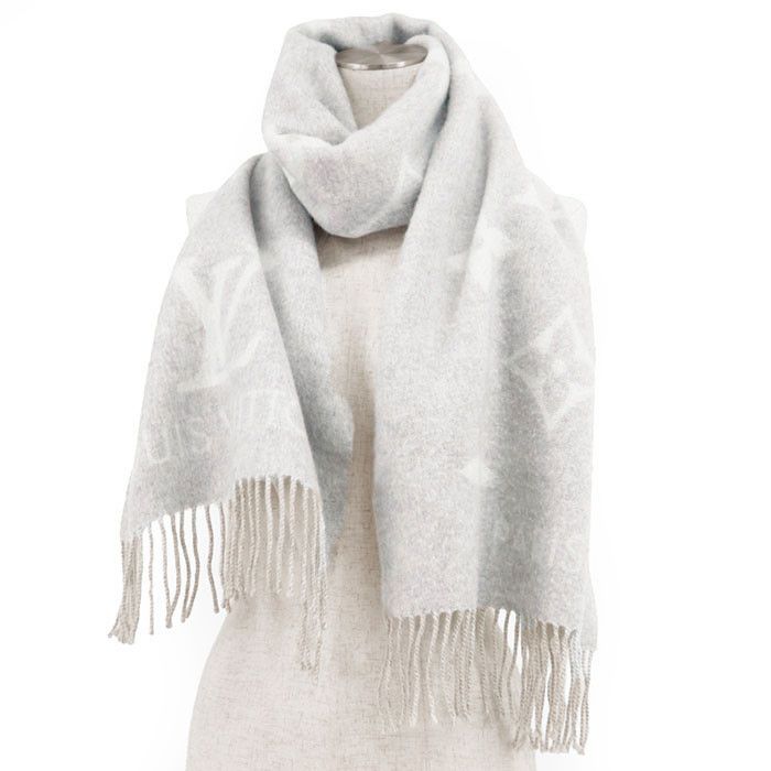 Louis Vuitton Louis Vuitton Echarpe Monogram Cashmere Scarf Textile Scarf M71126 DUTY FREE for USA