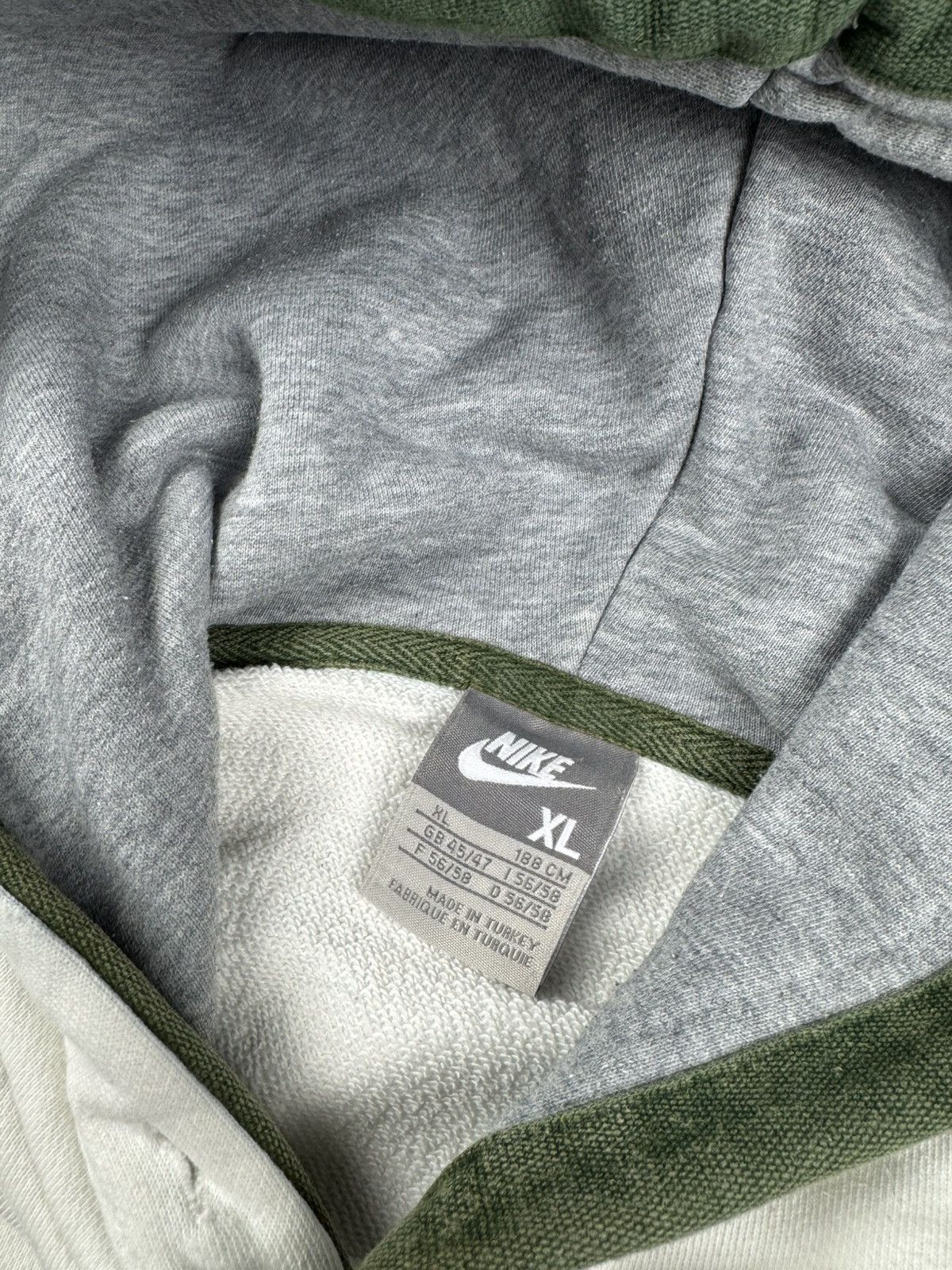Nike × Vintage NIKE VINTAGE CENTER LOGO OVERSIZE BOXY HOODIE Size US XL / EU 56 / 4 - 7 Thumbnail