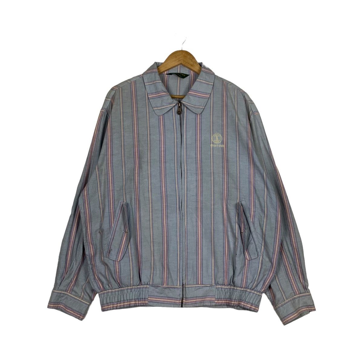 Japanese Brand COUNTDOWN Striped Casual Outfits Light Jacket #1062-C48 Size US L / EU 52-54 / 3 - 1 Thumbnail