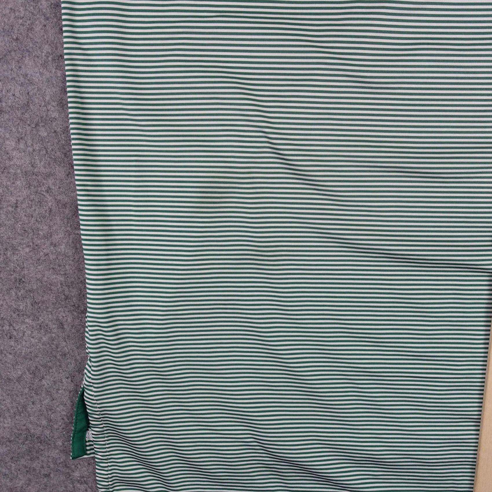 Ralph Lauren Ralph Lauren RLX Polo Shirt Mens Large Green Striped Stretch Golf Wicking Sports Size US L / EU 52-54 / 3 - 7 Thumbnail