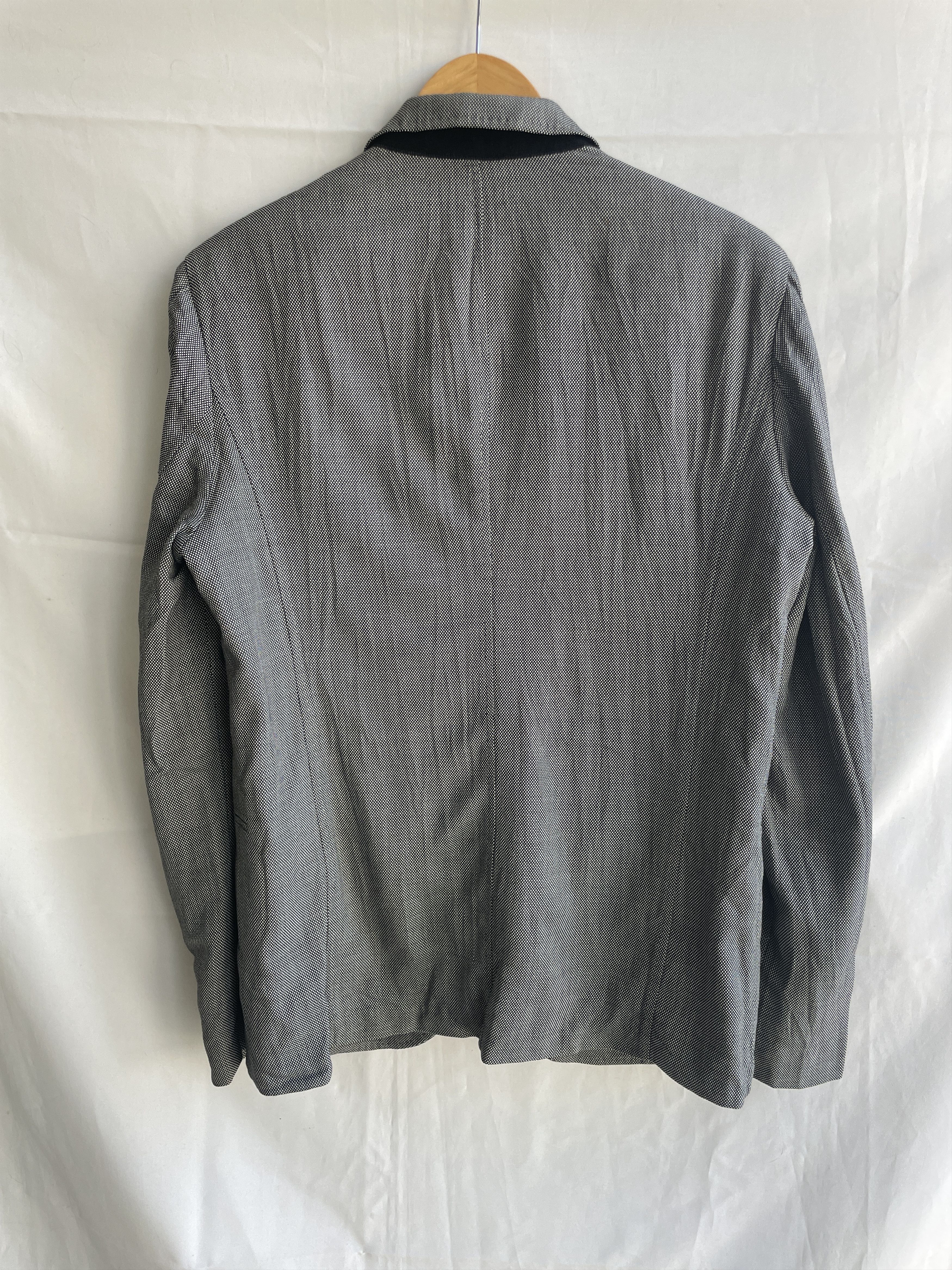 Neil Barrett Neil Barrett Unlined Birdseye Slim Fit Wool Blazer Size 38R - 2 Thumbnail