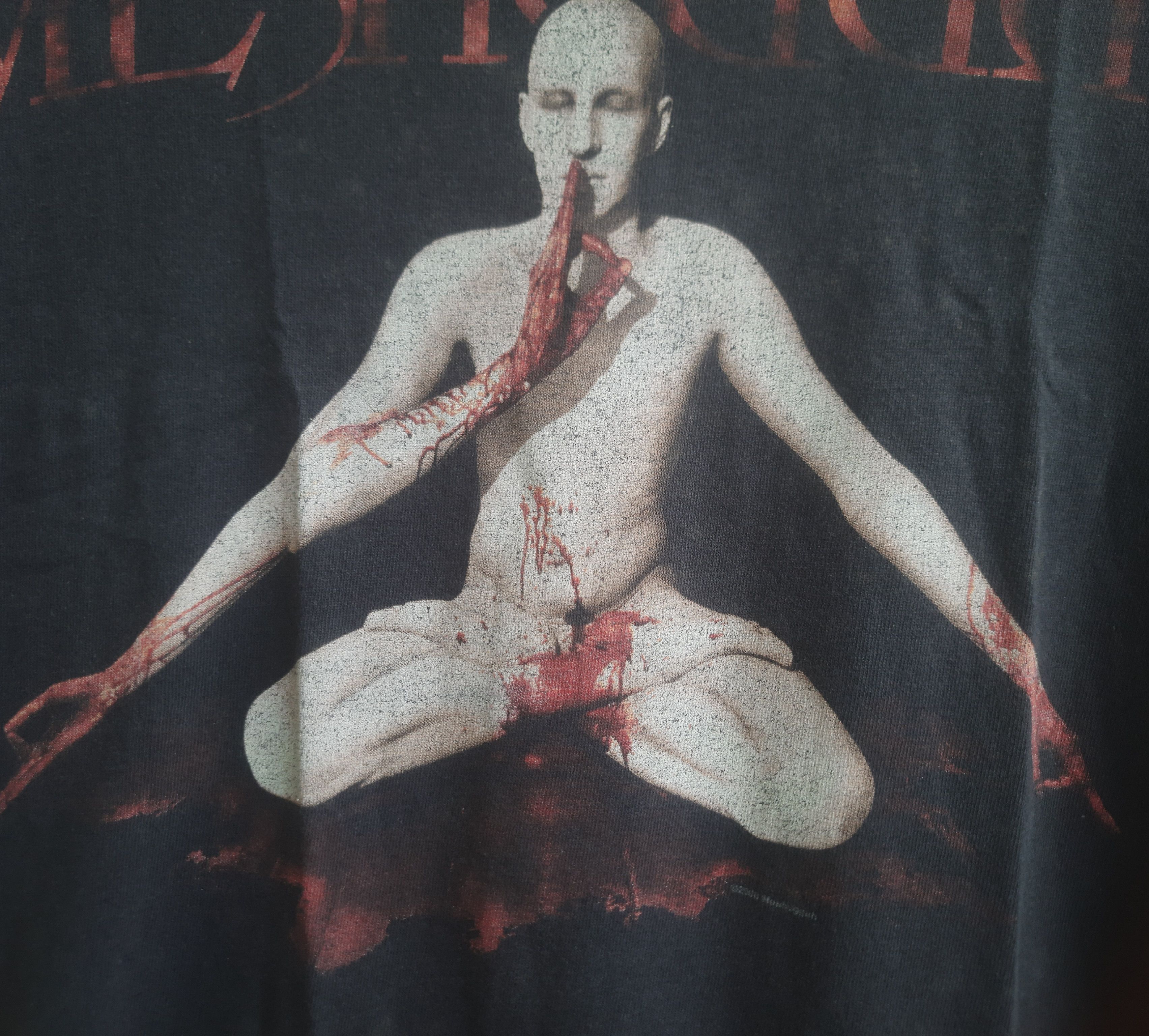 Band Tees Y2K MESHUGGAH North American Tour 2008 Death Metal Size US M / EU 48-50 / 2 - 3 Thumbnail