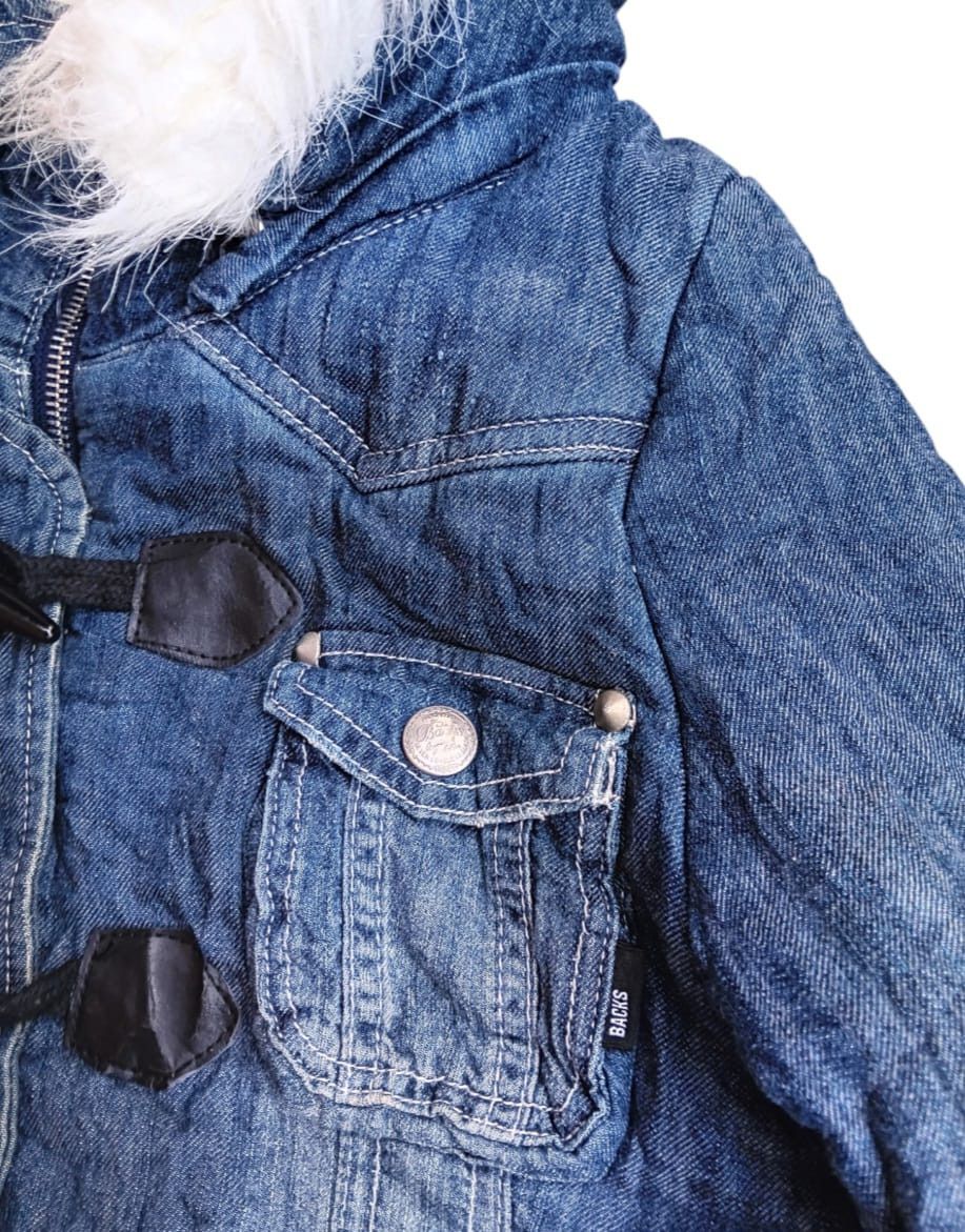 Hysteric Glamour Backs japan fur hoodie denim jacket Size US M / EU 48-50 / 2 - 5 Thumbnail