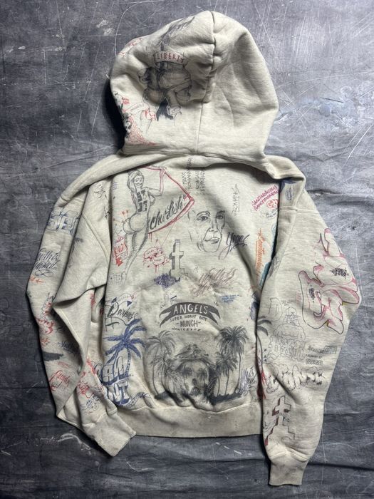 Born X Raised Saint Michael Born X Raised Graffiti Hoodie | Grailed