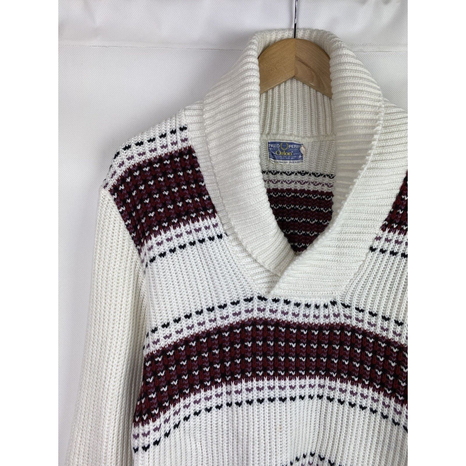 Fred Perry Fred Perry vintage men’s shawl collar sweater pullover Size US M / EU 48-50 / 2 - 4 Thumbnail