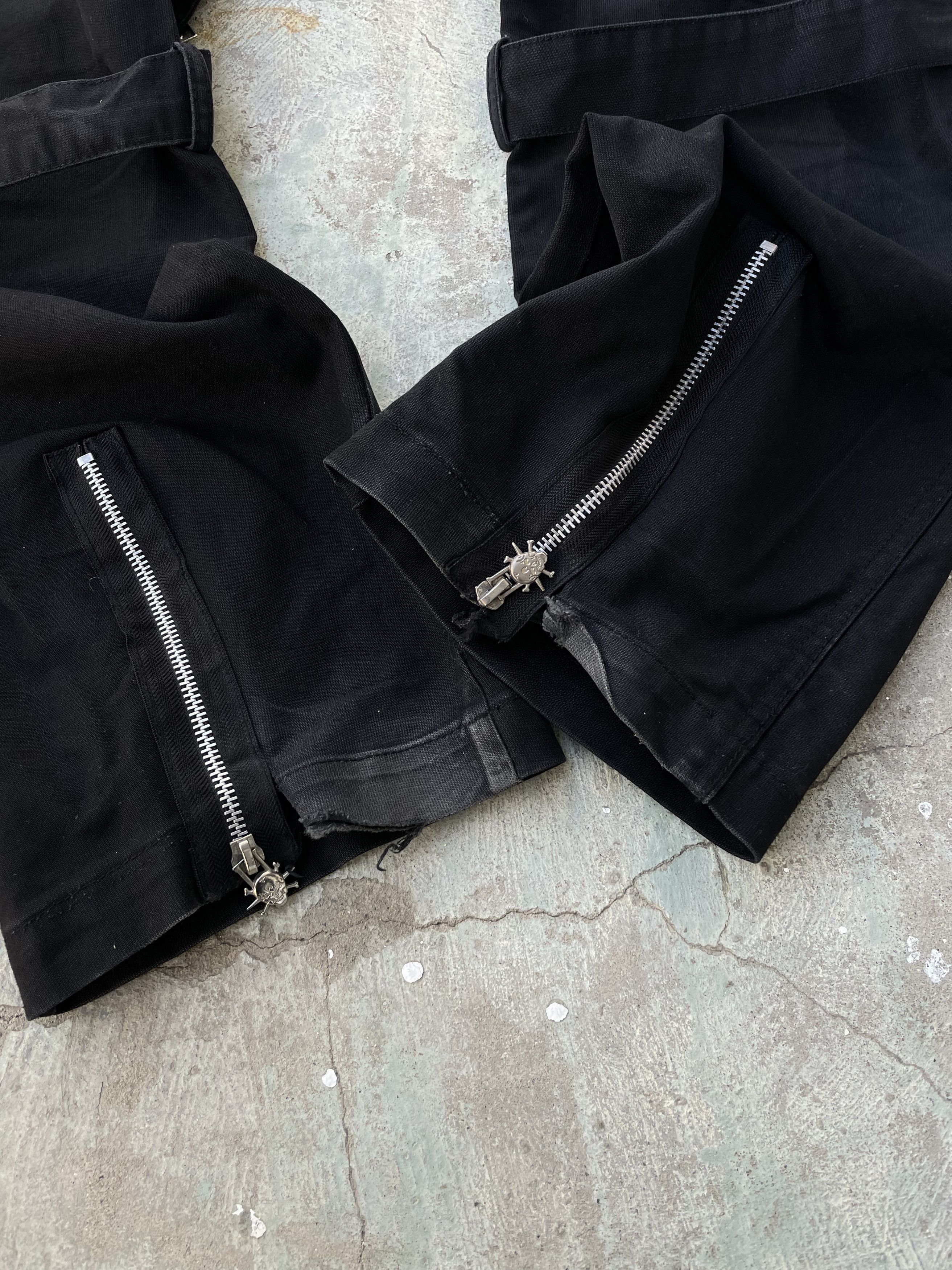 Japanese Brand Queen Of Darkness Zipper Punk Pants Balenciaga style Size 30" / US 8 / IT 44 - 9 Thumbnail