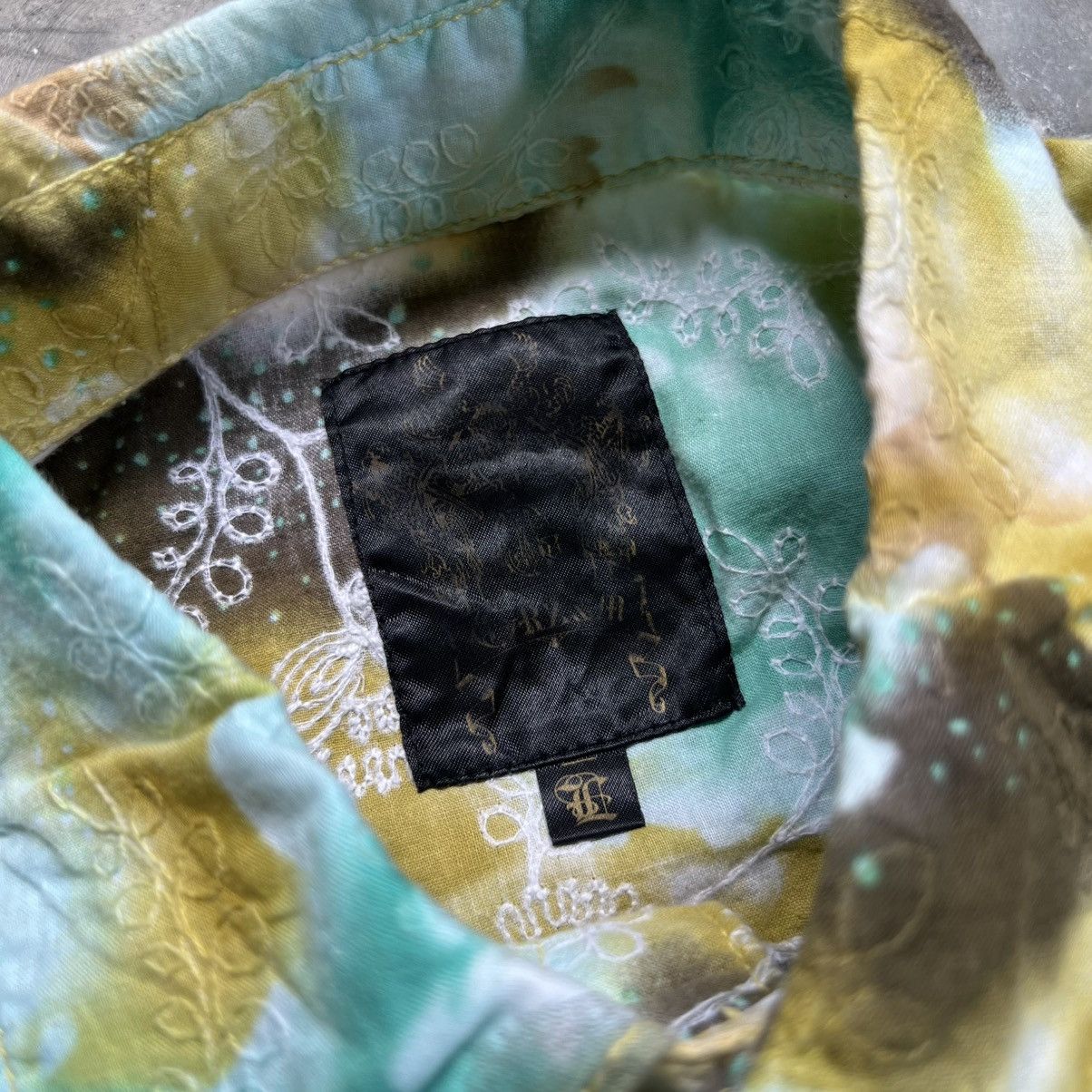14th Addiction 2000s GRZ & M Midas Style Western Dye Snap Button Shirt Size US L / EU 52-54 / 3 - 8 Thumbnail
