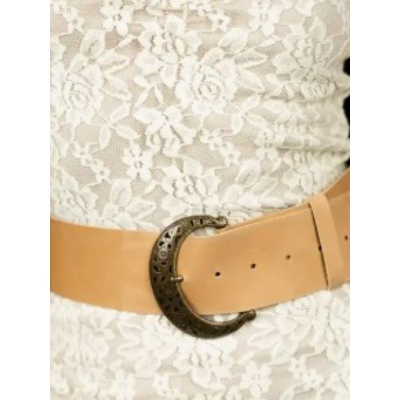 Other NEW Leather Belt in Distressed Cinnamon Size ONE SIZE - 2 Thumbnail