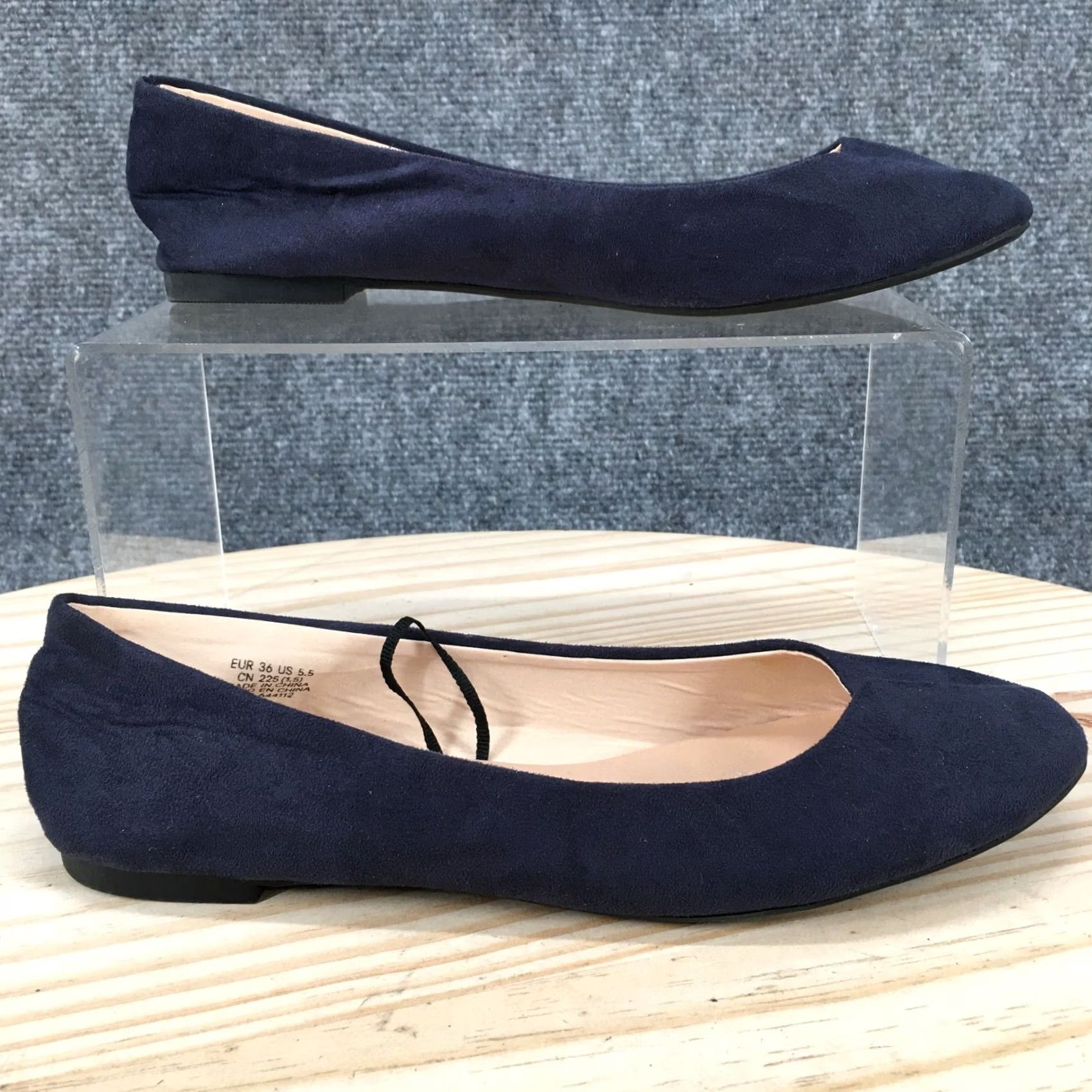 H&M H&M Shoes Womens 36 Casual Ballet Flats Comfort Blue Slip On Flat Womens Size XS / US 0-2 / IT 36-38 - 2 Thumbnail