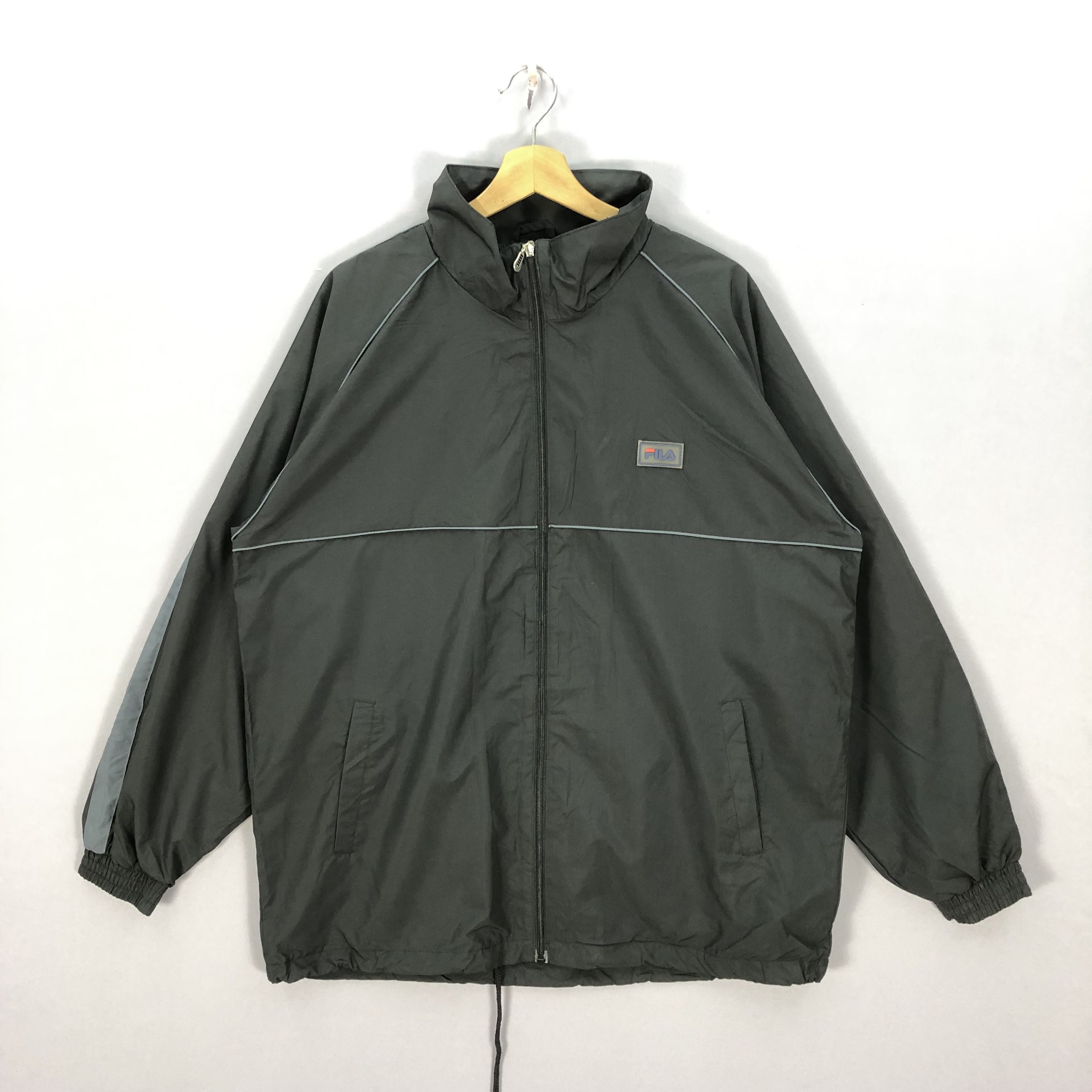 Fila × Vintage Vintage 90s Fila Windbreaker Zipper Jacket Size US XL / EU 56 / 4 - 1 Thumbnail
