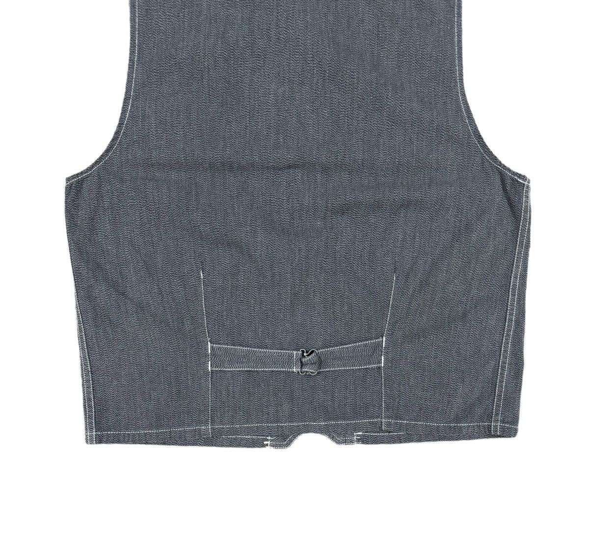 Engineered Garments Vtg🔥Engineered Garments Hbt Chambray Buckle Vest Button Vest Size 36S - 9 Thumbnail