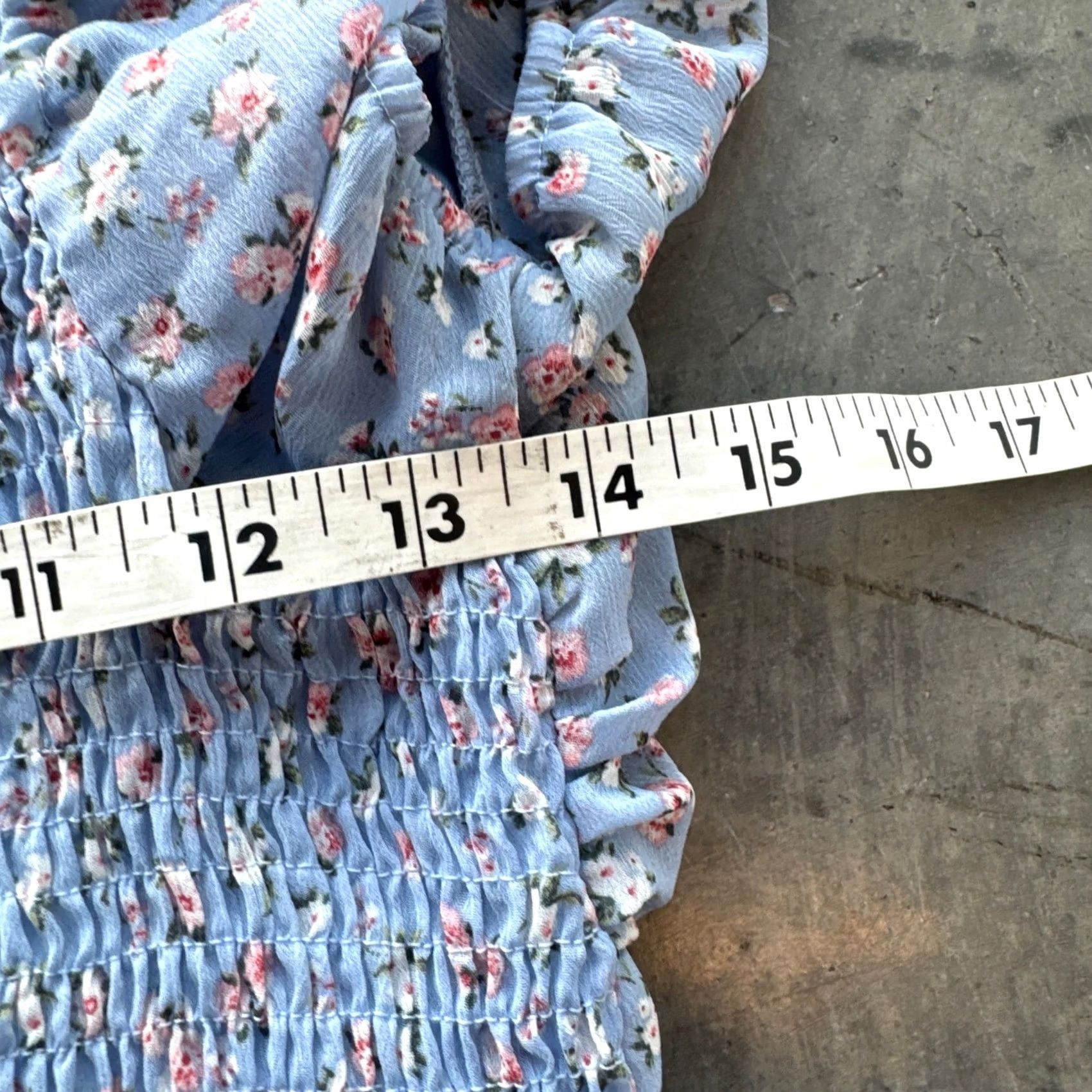 Vintage VINTAGE Y2K Mini Floral Corset Off Shoulder Periwinkle Mini Crop Blouse Medium Women Blouse M Purple Size M / US 6-8 / IT 42-44 - 4 Thumbnail