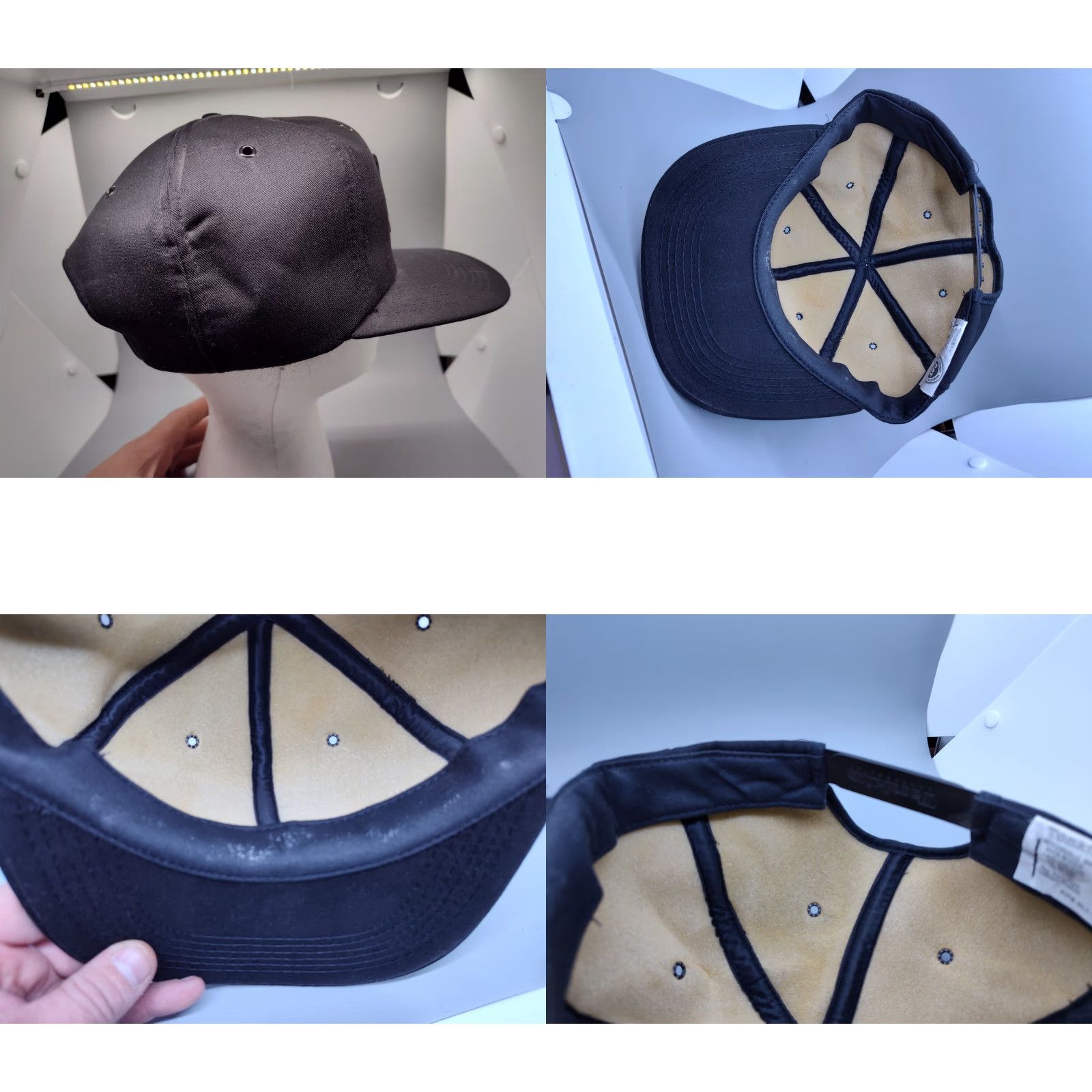 Vintage VINTAGE Tonkin CAT Caterpillar Cap Hat Foam Black Snapback Unisex Adults Adjustable - 90s Logo Size ONE SIZE - 8 Thumbnail