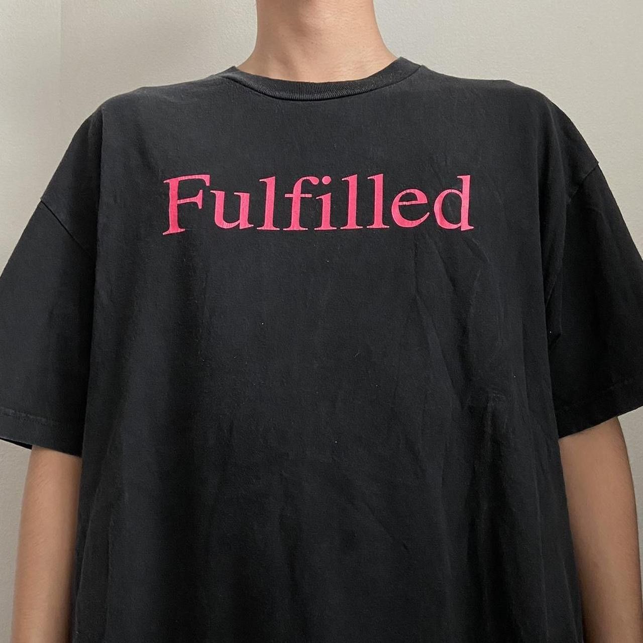 Anti Social Social Club Anti Social Social Club Fulfilled Graphics Black Tee Shirt Size US XL / EU 56 / 4 - 2 Thumbnail