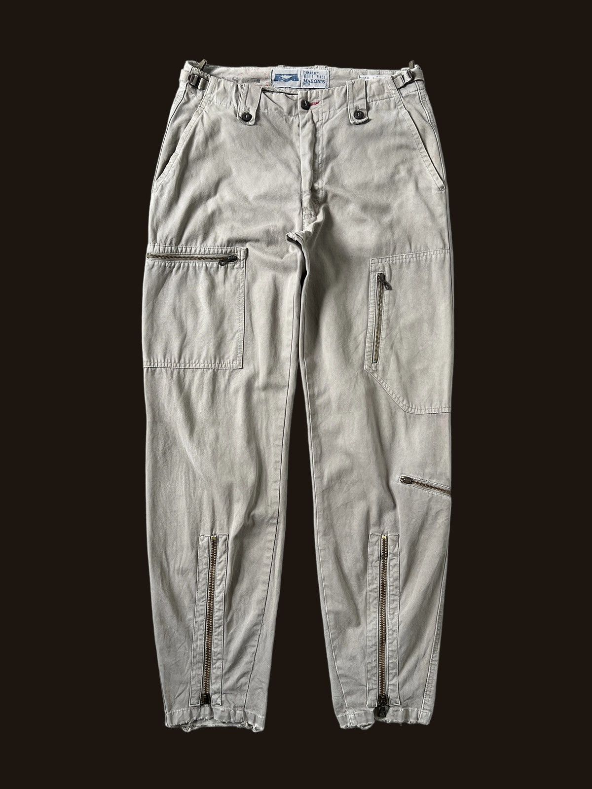 Mason's Masons Multipocket Distressed Cargo Pants Size US 32 / EU 48 - 20 Thumbnail
