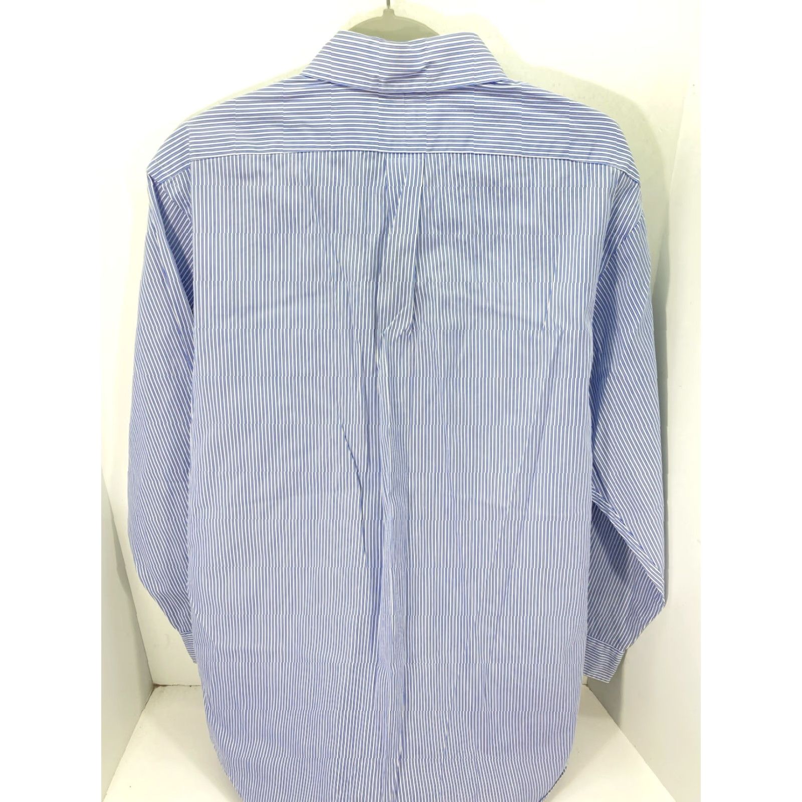 Ralph Lauren Ralph Lauren Shirt Men XL Blue Stripe Button-Up Long Sleeve Custom Fit 17/33 Shirt Measures 25 Inches Across Chest Size US XL / EU 56 / 4 - 6 Thumbnail