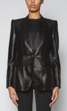 Tom Ford o1loc1c0724 GI2733 Blazer in Black Size XS / US 0-2 / IT 36-38 - 3 Thumbnail