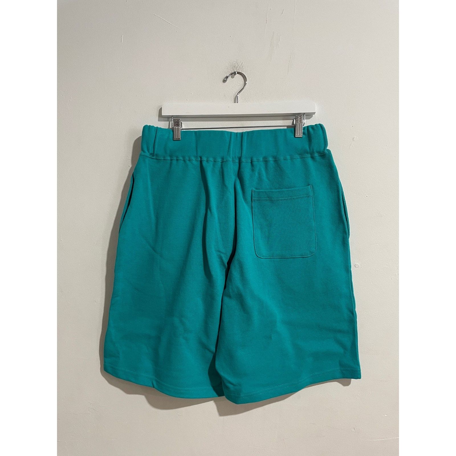 Bape BAPE SHARK TEAL SWEATSHORT SIZE LARGE NEW Size US 32 / EU 48 - 2 Thumbnail