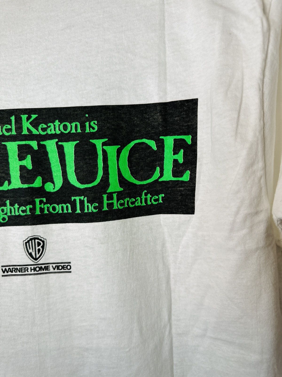 Vintage Vintage 1988 Beetlejuice Cast & Crew Movie Promo Tee Boo Who Size US XL / EU 56 / 4 - 9 Thumbnail
