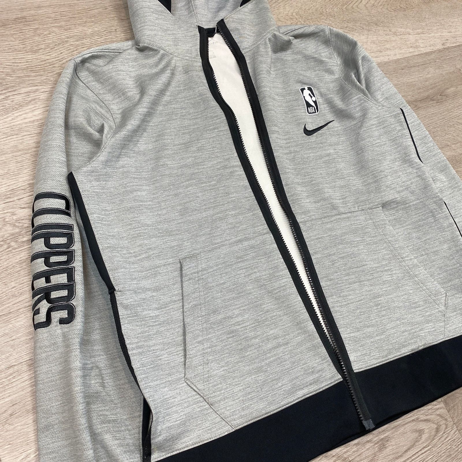 NIKE CLIPPERS NBA THERMA FLEX shops HOODIE