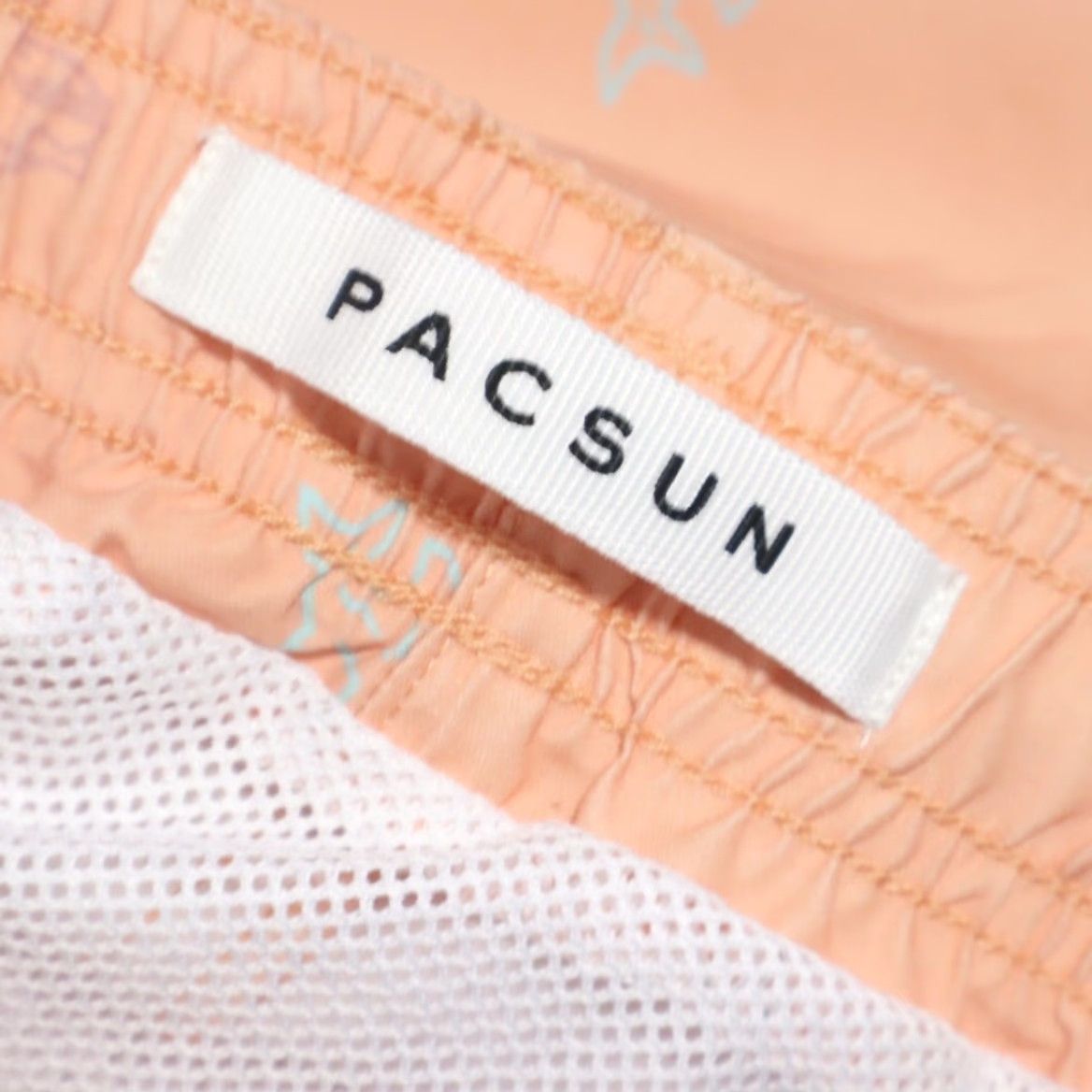Pacsun Pacsun Lined Shark Toon Swimming Shorts Coral Men's M Size US 31 - 5 Thumbnail