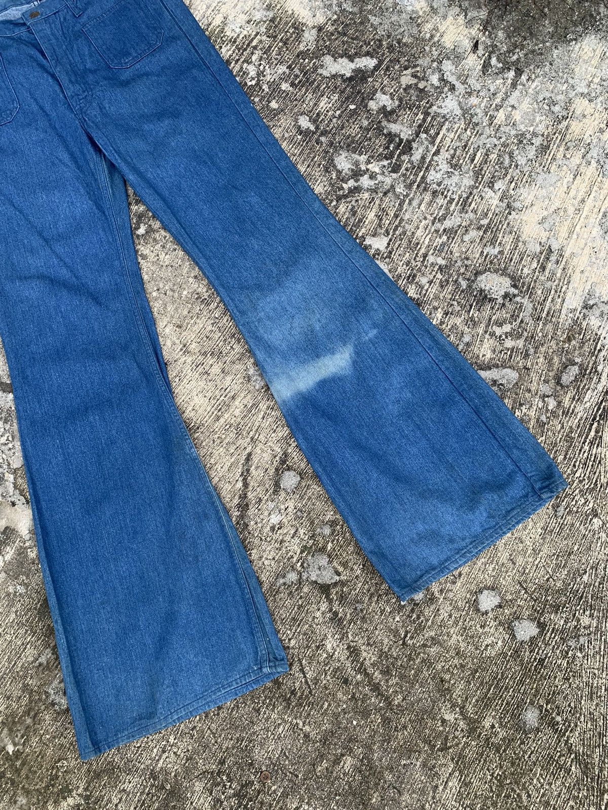 Big John × Hysteric Glamour × Le Grande Bleu (L.G.B.) Sun faded 🔥 flare Big john bush pants bootcut jeans Size US 34 / EU 50 - 6 Thumbnail