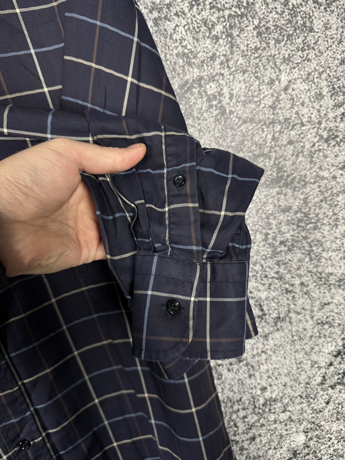 Paul & Shark Paul Shark Long Sleeve Plaid Shirt Button Up Italy Size 39 Size US L / EU 52-54 / 3 - 9 Thumbnail