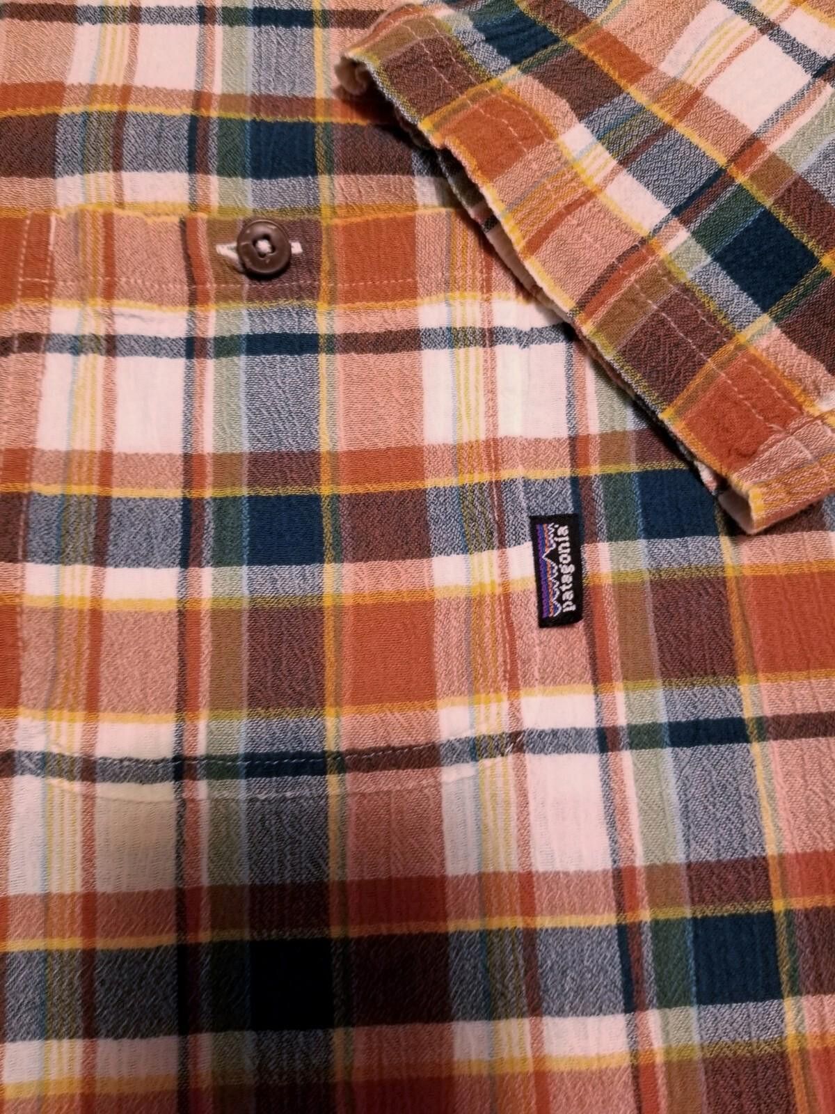Patagonia Patagonia Mens Plaid Shirt Short Sleeve sz M Button Up Size US L / EU 52-54 / 3 - 3 Thumbnail