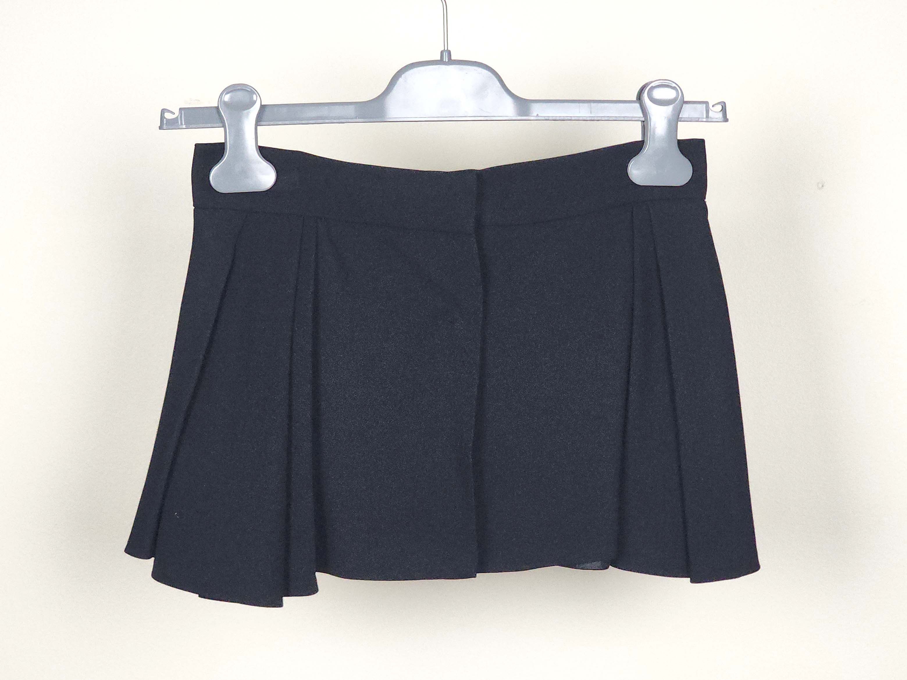 Prada Black Pleated Peplum Mini Skirt IT40/US6 Size 28" / US 6 / IT 42 - 3 Thumbnail