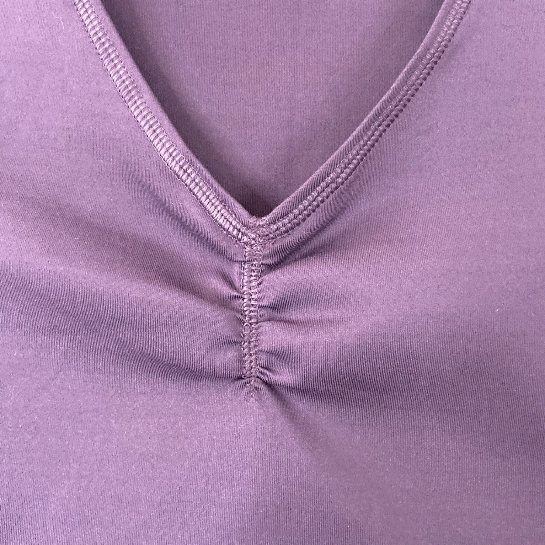 Vintage Aspire Women's Athletic Tank Top Yoga Activewear Purple Spandex Large Size ONE SIZE - 4 Thumbnail
