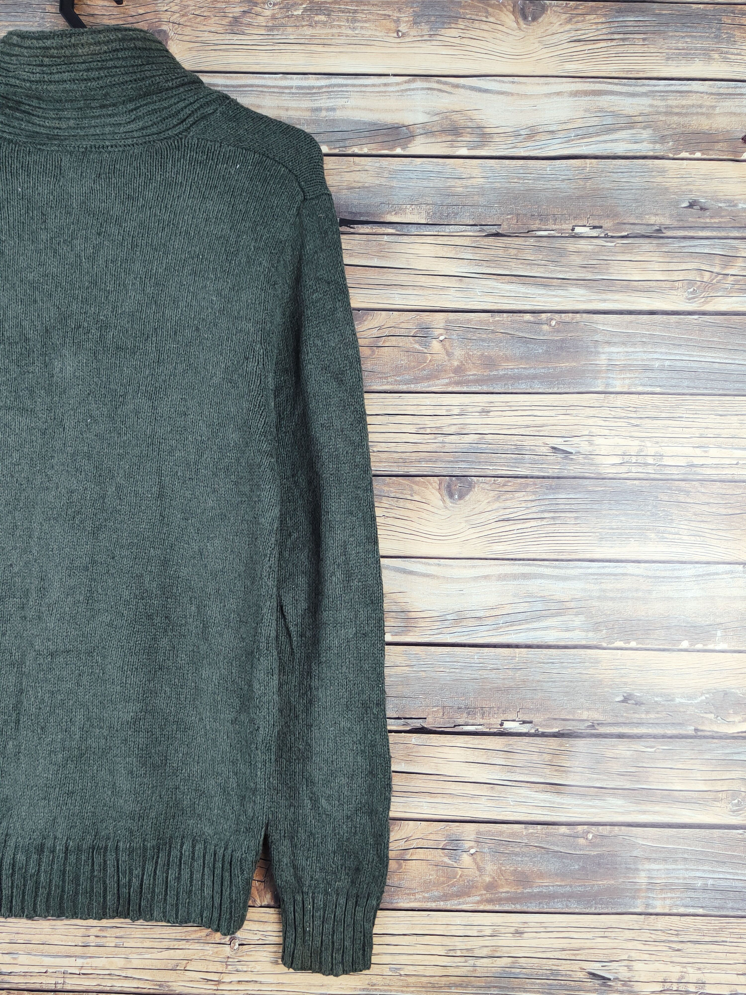 Old Navy Old Navy Dark Green Knitwear Cardigan #W1177 Size US XS / EU 42 / 0 - 9 Thumbnail