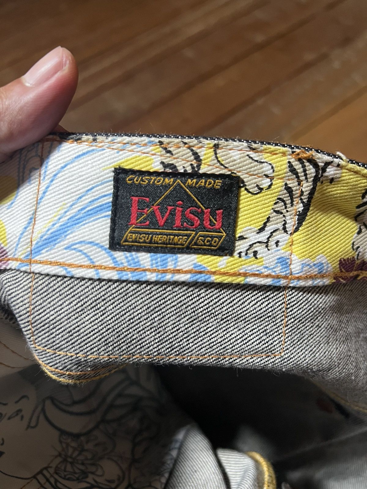 Evisu Evisu Daicock Denim Pants Size US 33 - 12 Thumbnail