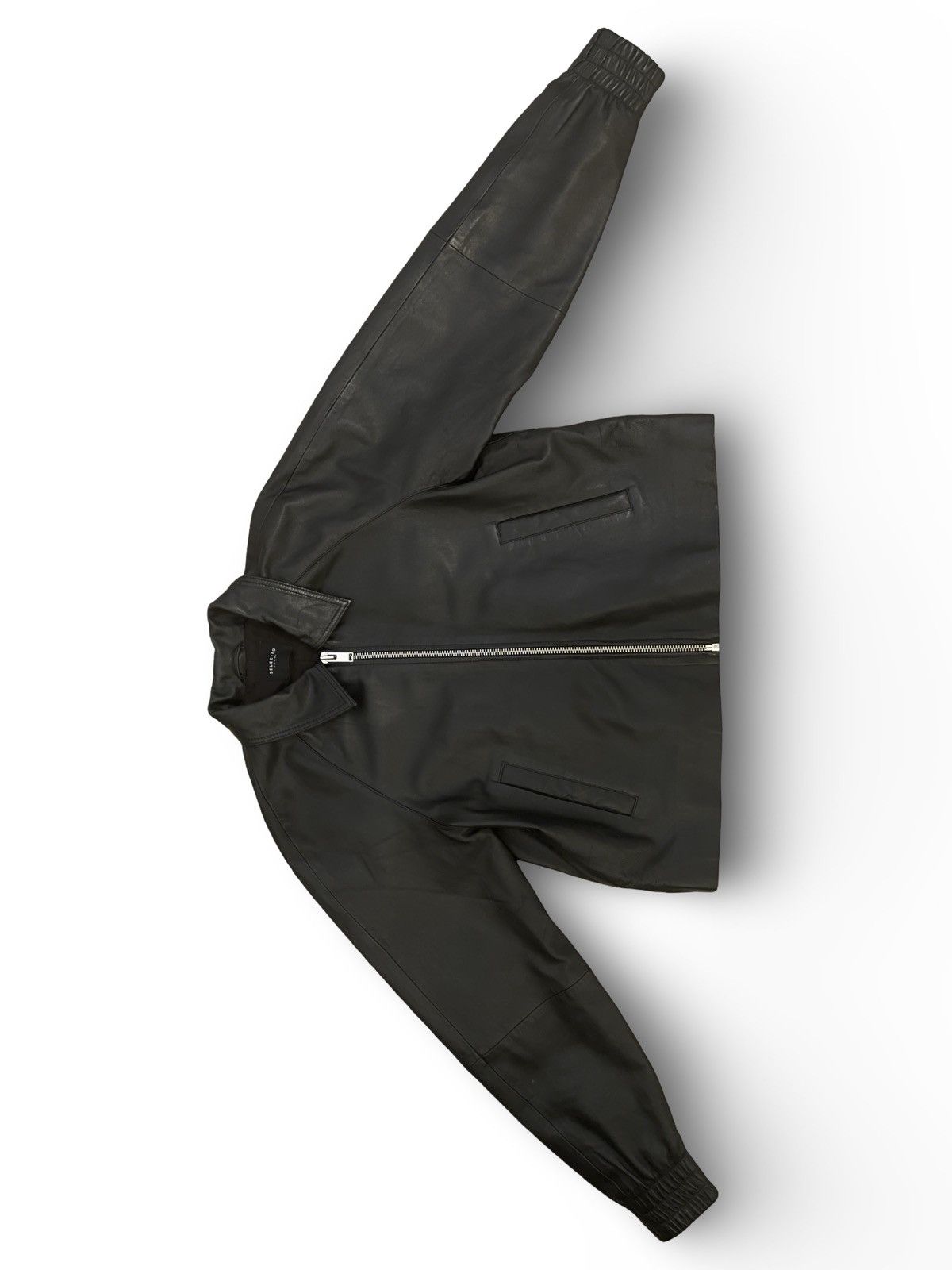 Other Selected Femme Leather Jacket Size M / US 6-8 / IT 42-44 - 1 Thumbnail