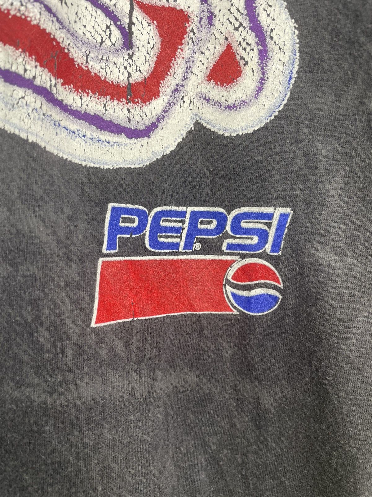 Pepsi × Vintage 90s Pepsi All Over Print Tee - Sof Tee - Made in USA Size US L / EU 52-54 / 3 - 7 Thumbnail