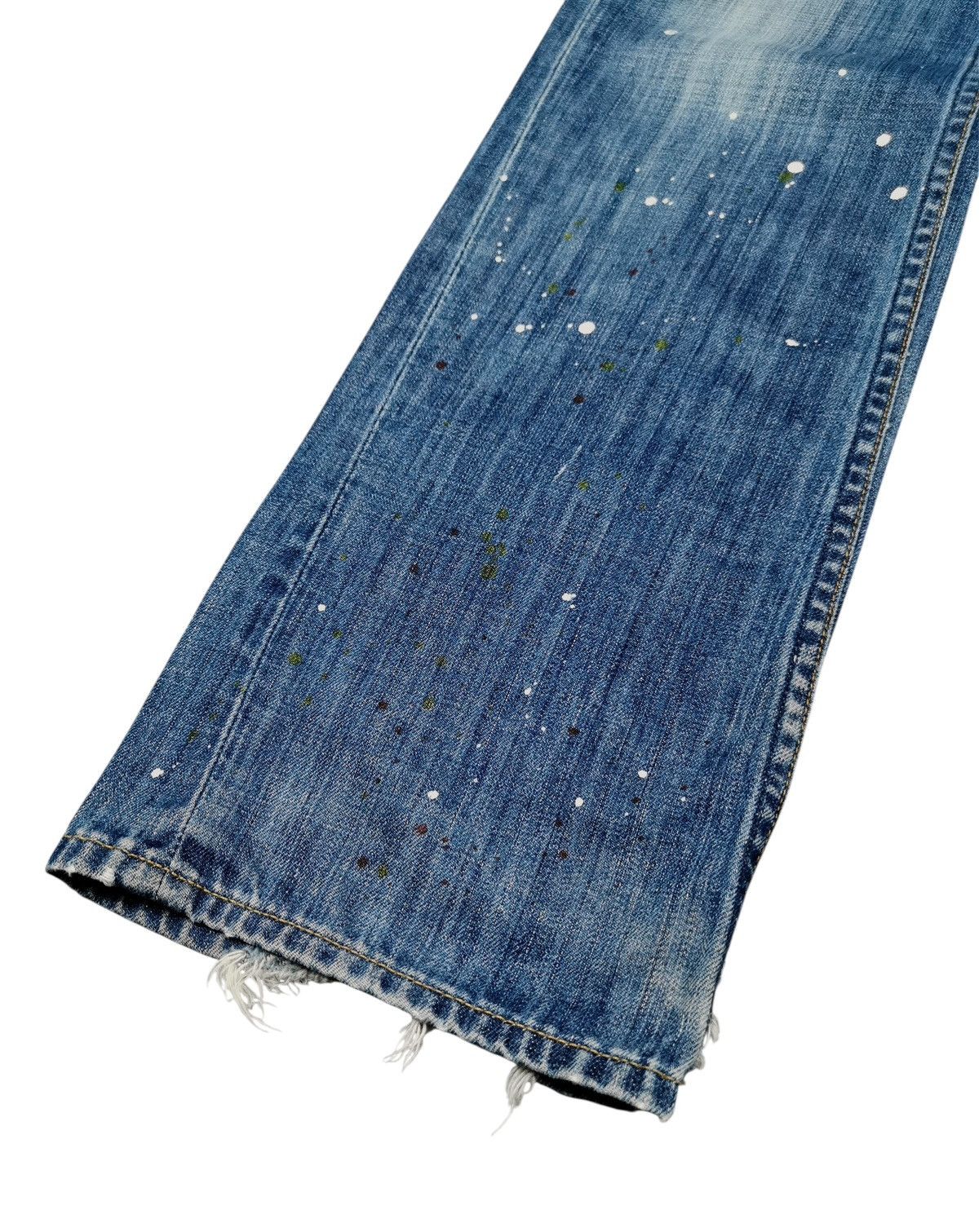 Jimmy Taverniti Jimmy Taverniti Distressed Painted Denim Jeans Size US 32 / EU 48 - 12 Thumbnail