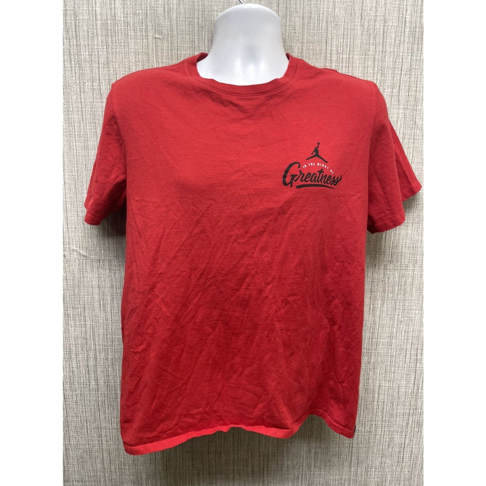 Jordan Brand VINTAGE Air Jordan T-Shirt Men Medium Red Graphics 90s Basketball Shirt Size US M / EU 48-50 / 2 - 2 Thumbnail