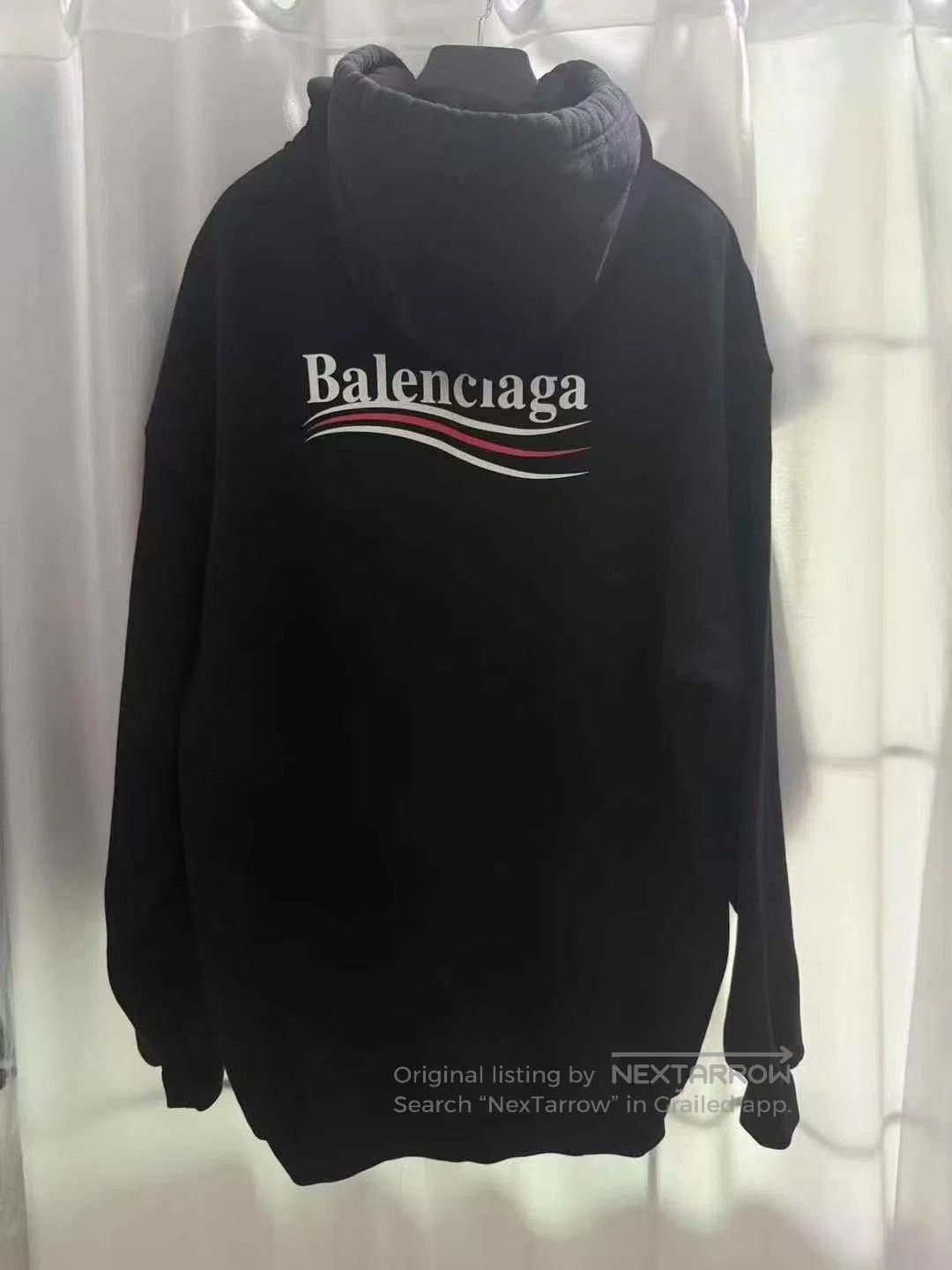 Balenciaga Balenciaga Black Coke Print Hoodie XS. Size XS / US 0-2 / IT 36-38 - 2 Thumbnail