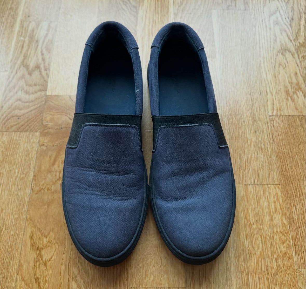 Balenciaga × Designer Balenciaga leather slip-ons Purple/Blue Size US 9 / EU 42 - 1 Thumbnail