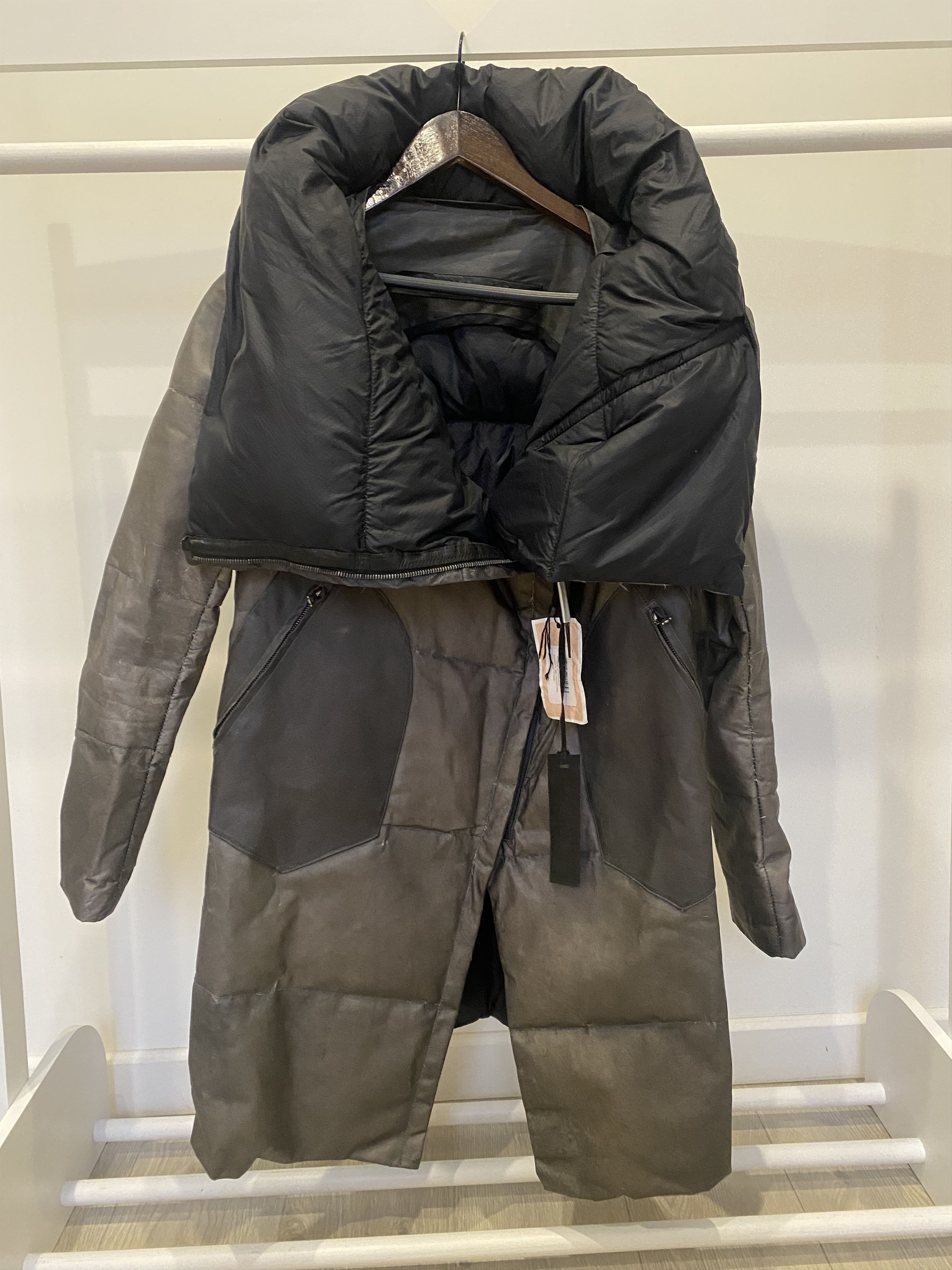 Isaac Sellam Experience Isaac Sellam Experience Rare Leather Down Insulated Jacket Size XS / US 0-2 / IT 36-38 - 3 Thumbnail
