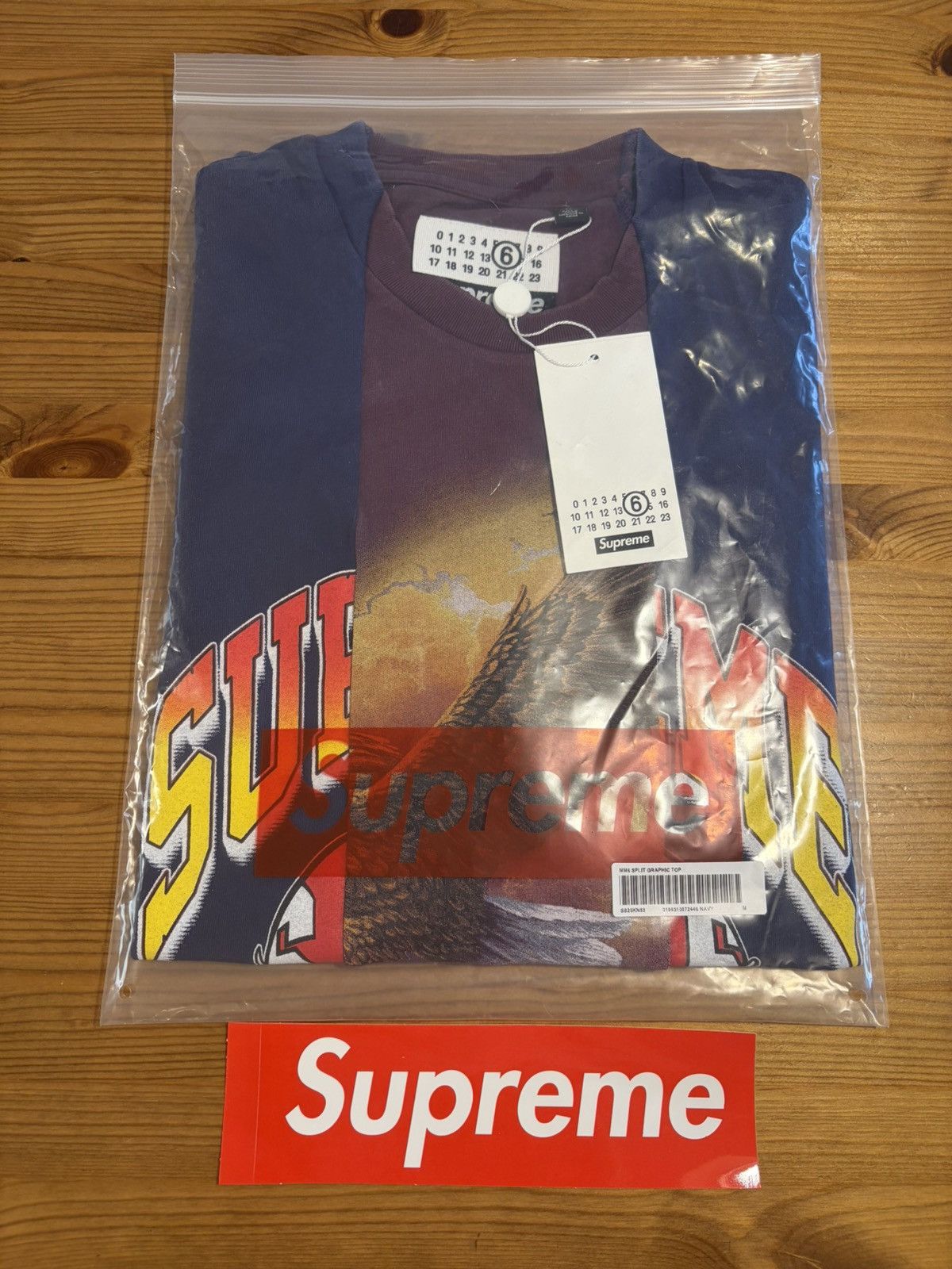 Maison Margiela × Supreme Supreme x mm6 split tee Size US M / EU 48-50 / 2 - 1 Thumbnail