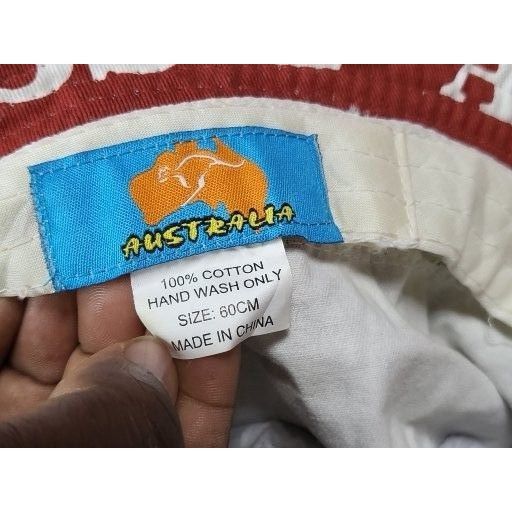 Other Australia Day Bucket Hat Cotton Austrailian Flag Brim Countr Size ONE SIZE - 6 Thumbnail