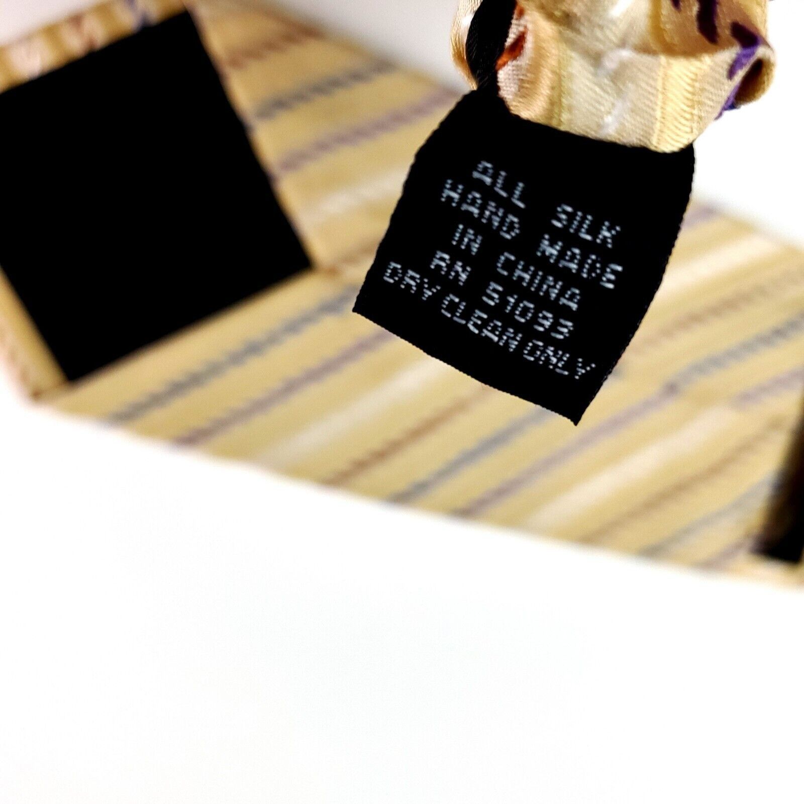 Other Ferucci Silk Tie Woven Yellow Woven Multi-Colored Striped Size ONE SIZE - 5 Thumbnail