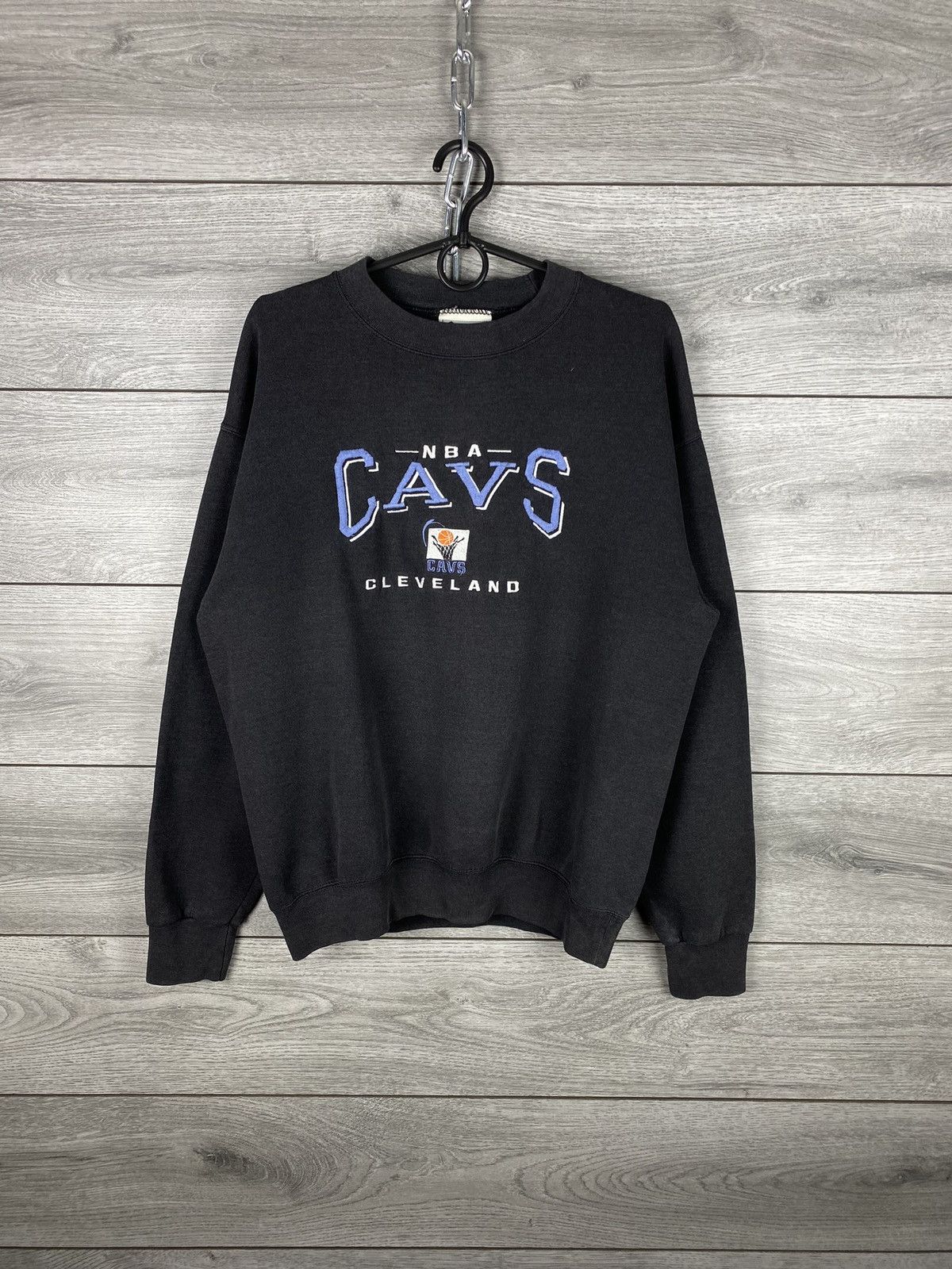 Lee Vintage Lee NBA CAVS Cleveland Sweatshirt Black USA Size US M / EU 48-50 / 2 - 2 Thumbnail