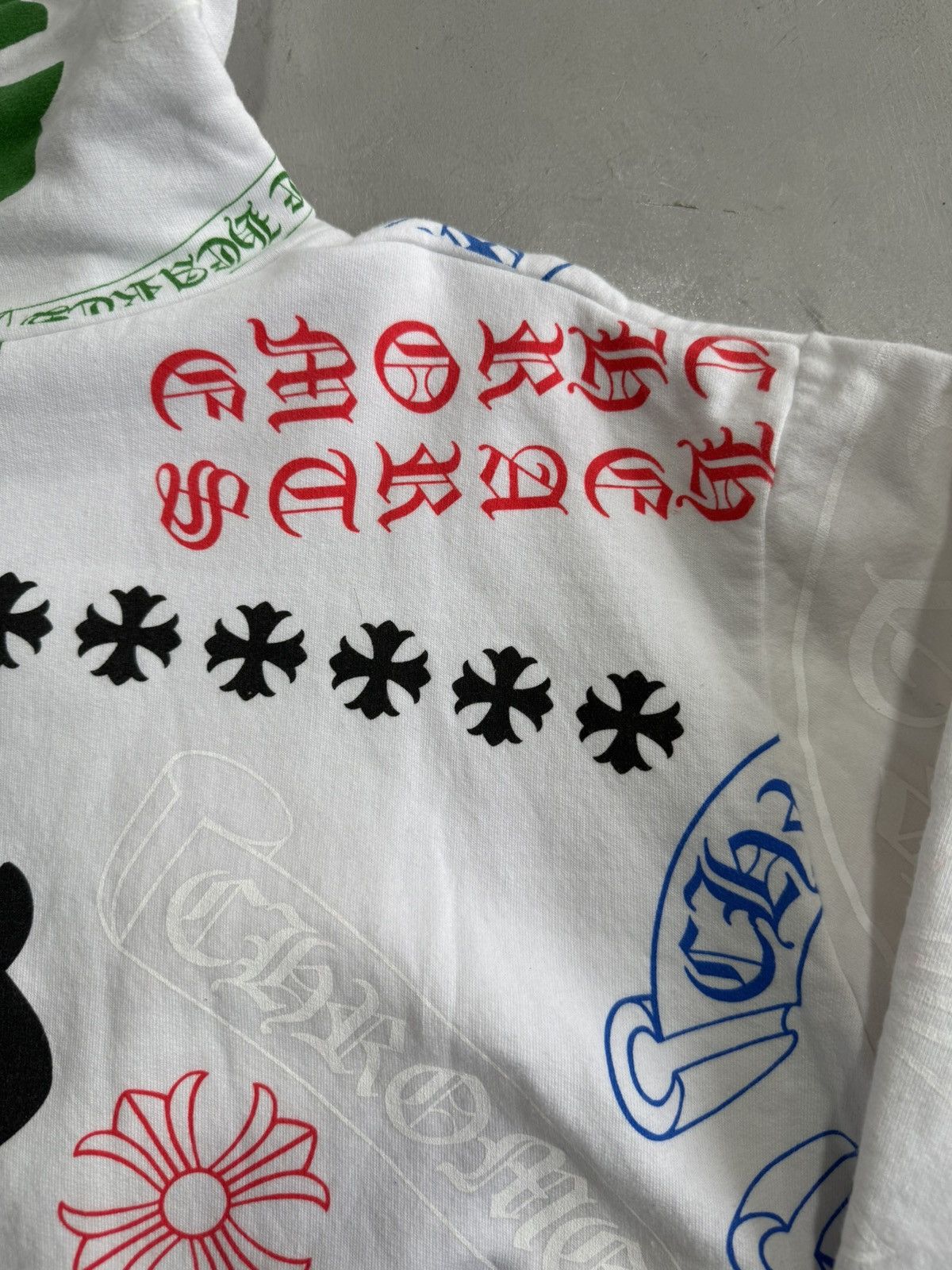 Chrome Hearts Rare - Stencil All Over Print Hoodie Size US M / EU 48-50 / 2 - 9 Thumbnail