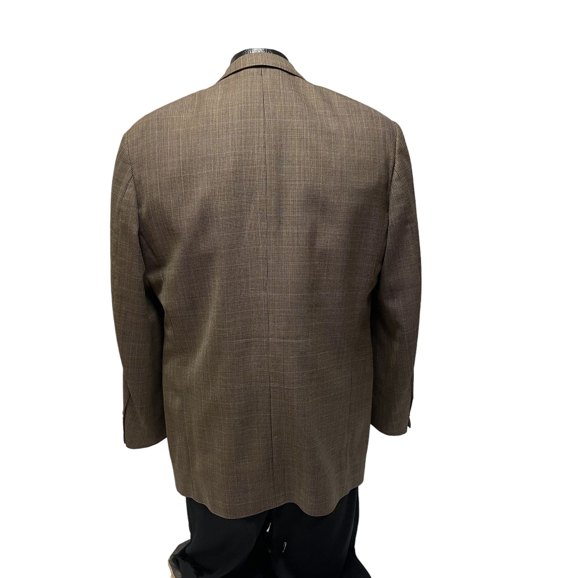 Joseph & Feiss Joseph & Feiss Sport Coat HOUNDSTOOTH 3 btn Jacket Size 42R - 3 Thumbnail