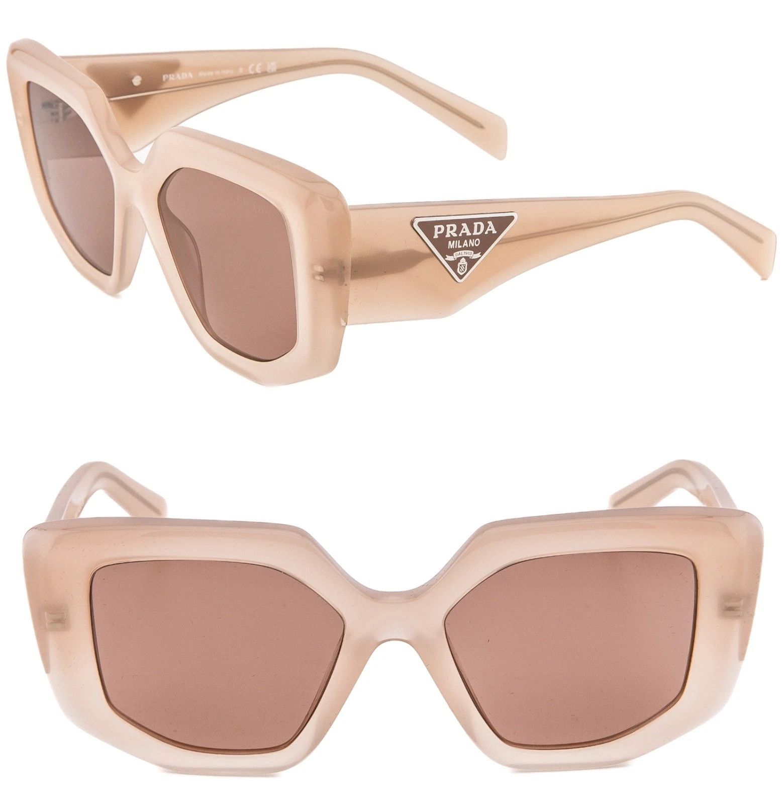 Designer × Prada × Vintage 2004 Prada Sunglasses Y2K SPR 58F